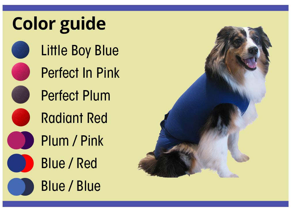 SurgiSnuggly Female Dog Diapers Cover and Male Dogs Diapers Suit with American Textile and Wrap Around Legs for Superior Fits XL