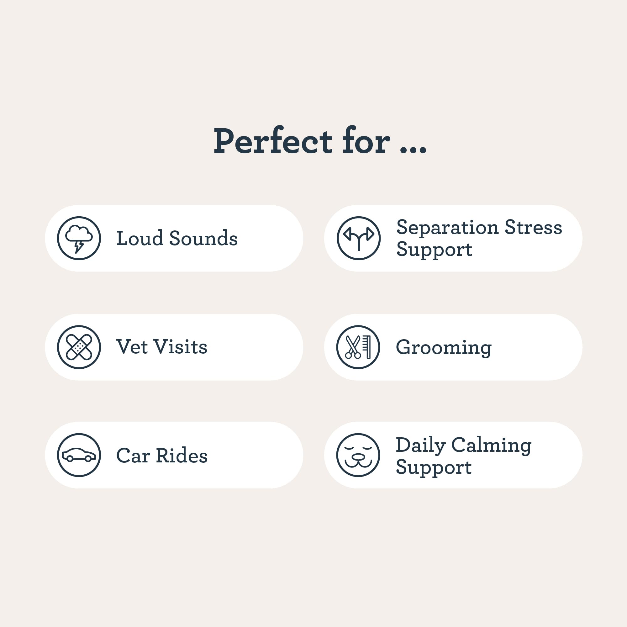 Kradle Bliss Bars - All-Natural Calming Peanut Butter Bars with GABA & L-Theanine for Happy, Relaxed Dogs - 6 Count