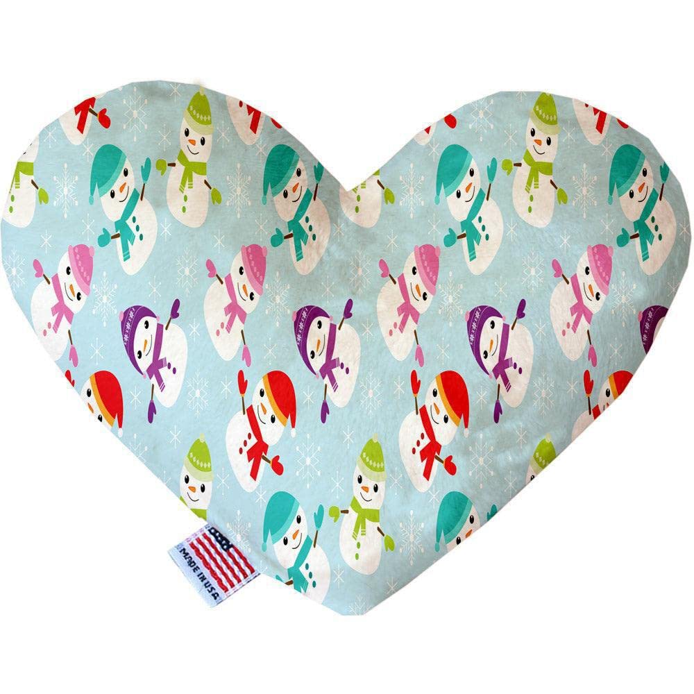 Mirage Pet Product Colorful Frosty 8 inch Heart Dog Toy