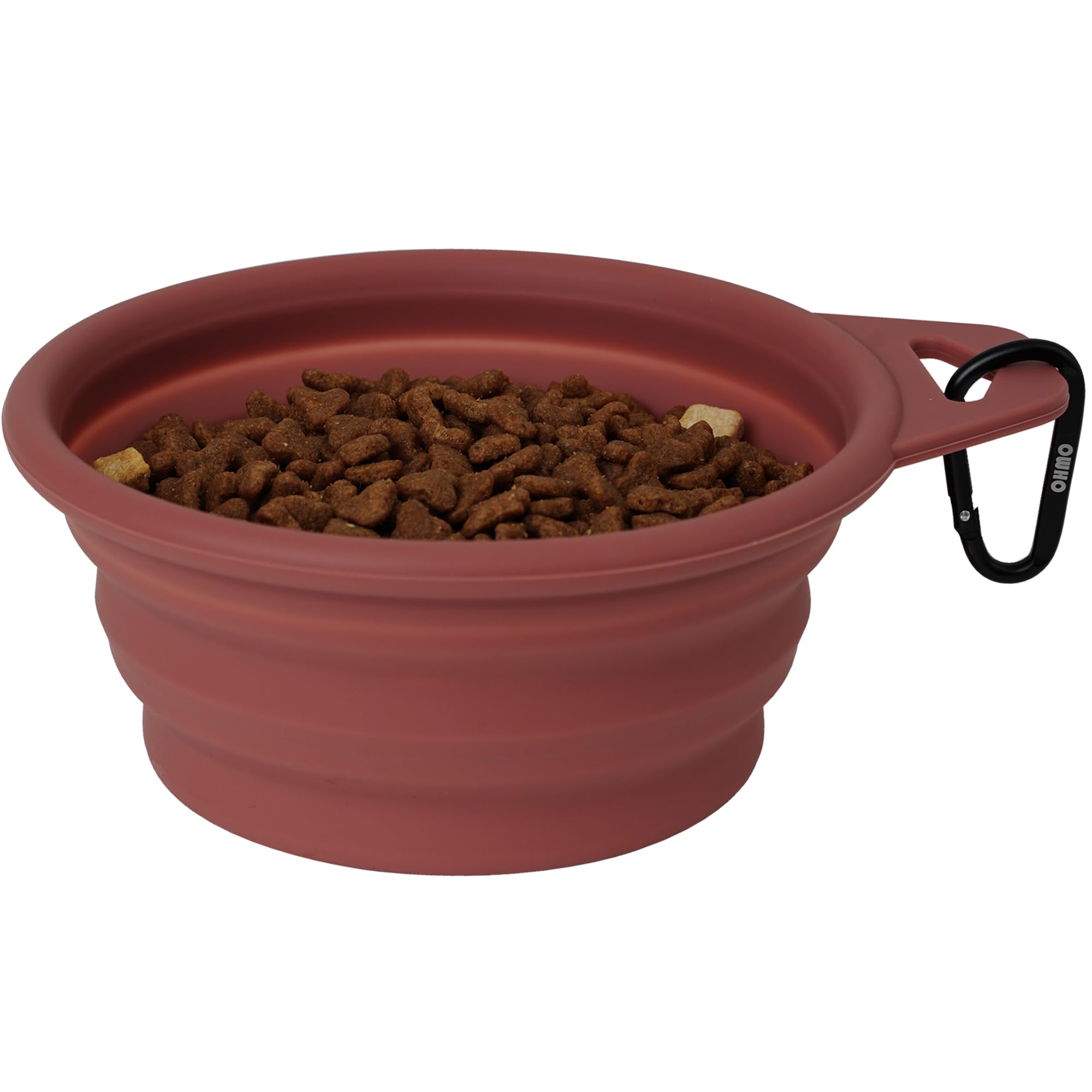 Ohmo Collapsible Dog Bowl(2 Pack, 12Oz/400Ml) Premium Silicone Pet Water Bowls For Cats & Dogs, Portable Dog Travel Bowls Foldab