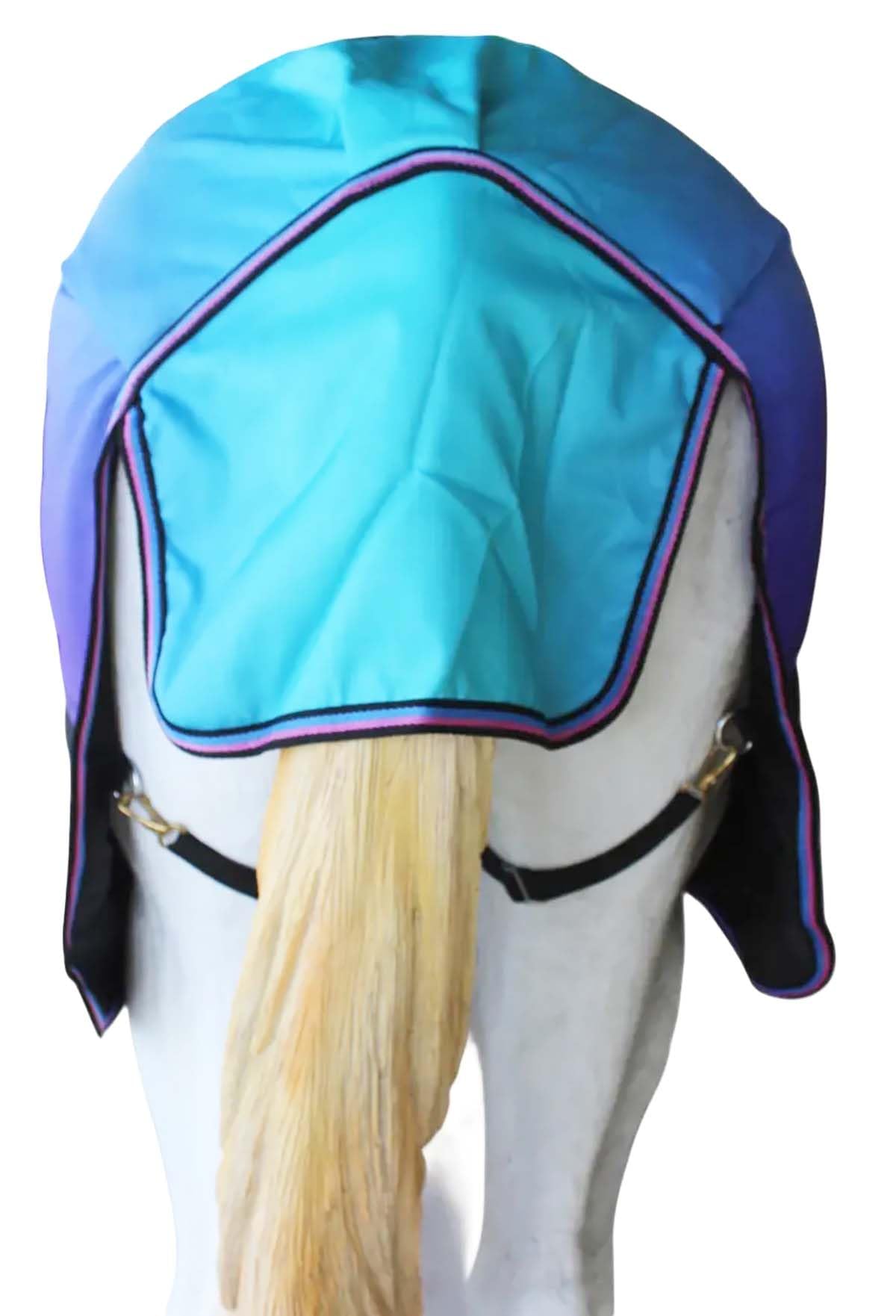 Challenger 70'' 1200D Turnout Medium-Weight Fleece Lined Bellyband Horse Winter Sheet 394Lg