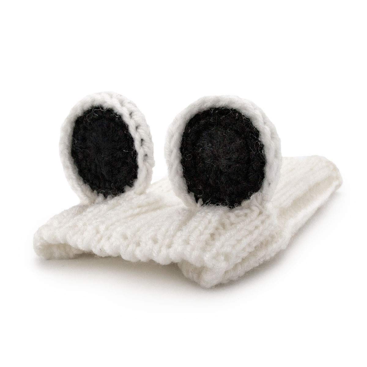 Zoo Snoods Panda Costume for Dogs- Warm No Flap Ear Wrap Hood for Pets, Kungfu Panda Dog Outfit for Winters, Halloween, Christma