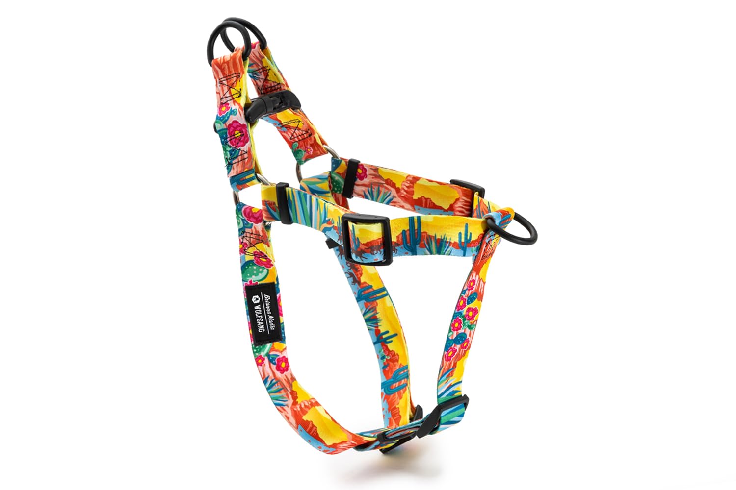Wolfgang Heavy Duty Adjustable Dog Harness, Pull-Tested To Over 800 Lbs For Walking & Training, Packleader Print, Extra Large
