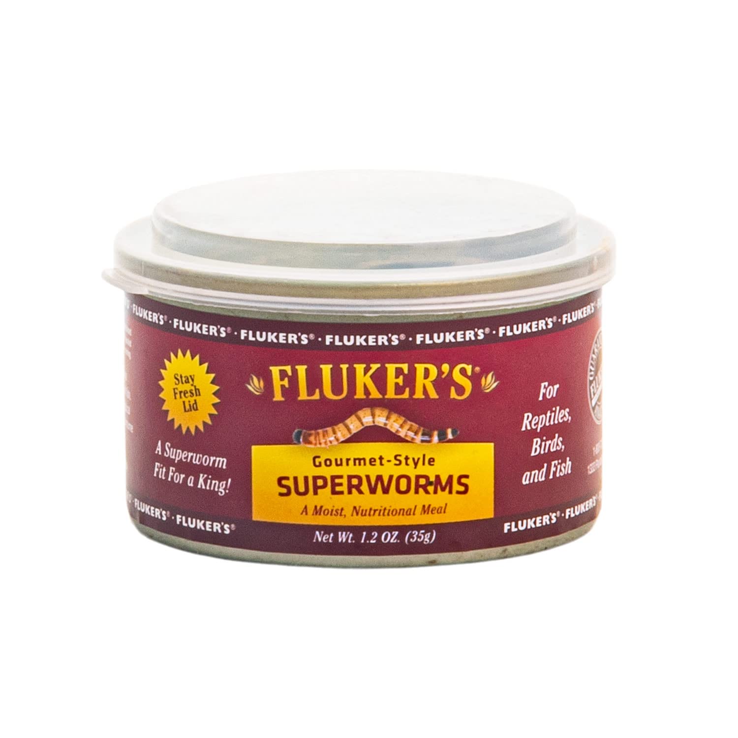 Flukers Gourmet Canned Superworms for Reptiles