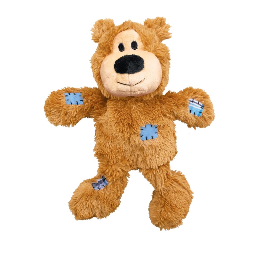 Kong Wild Knots Bear Dog Toy - Small/Medium - Assorted Colors