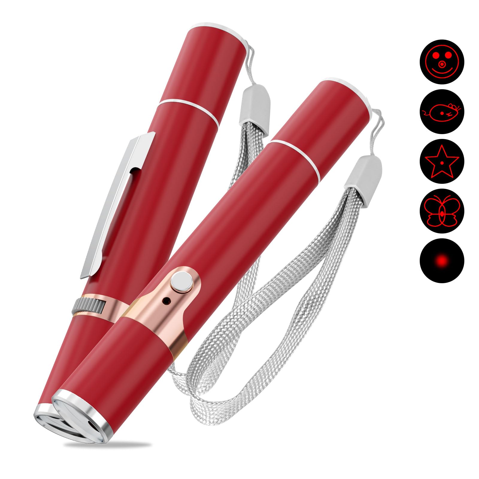 Tbteek Cat Toys For Indoor Cats, 2 Pieces, Rechargeable, 7 Adjustable Patterns, Interactive Kitten Pet Dog Chase Toy For Cats Fu