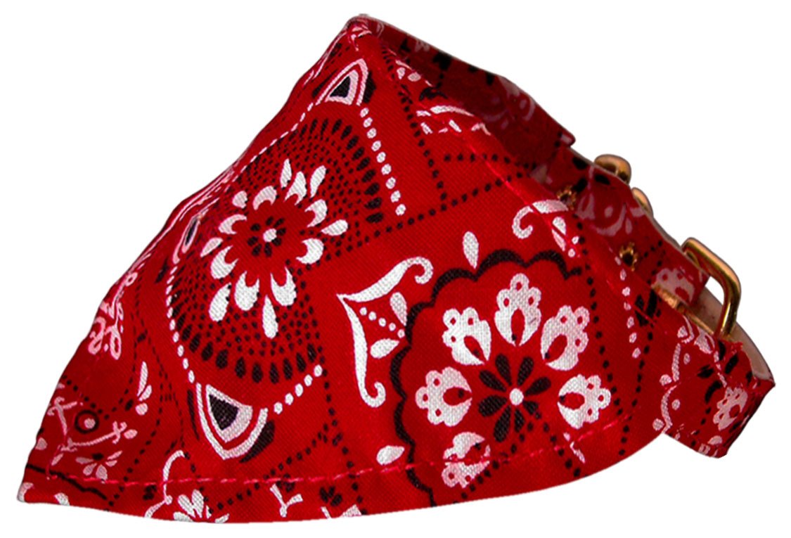 Pet and Dog Bandana Collar, &quot;Western Group&quot; *Choose from: Red Western or Blue Western* Red Western 24