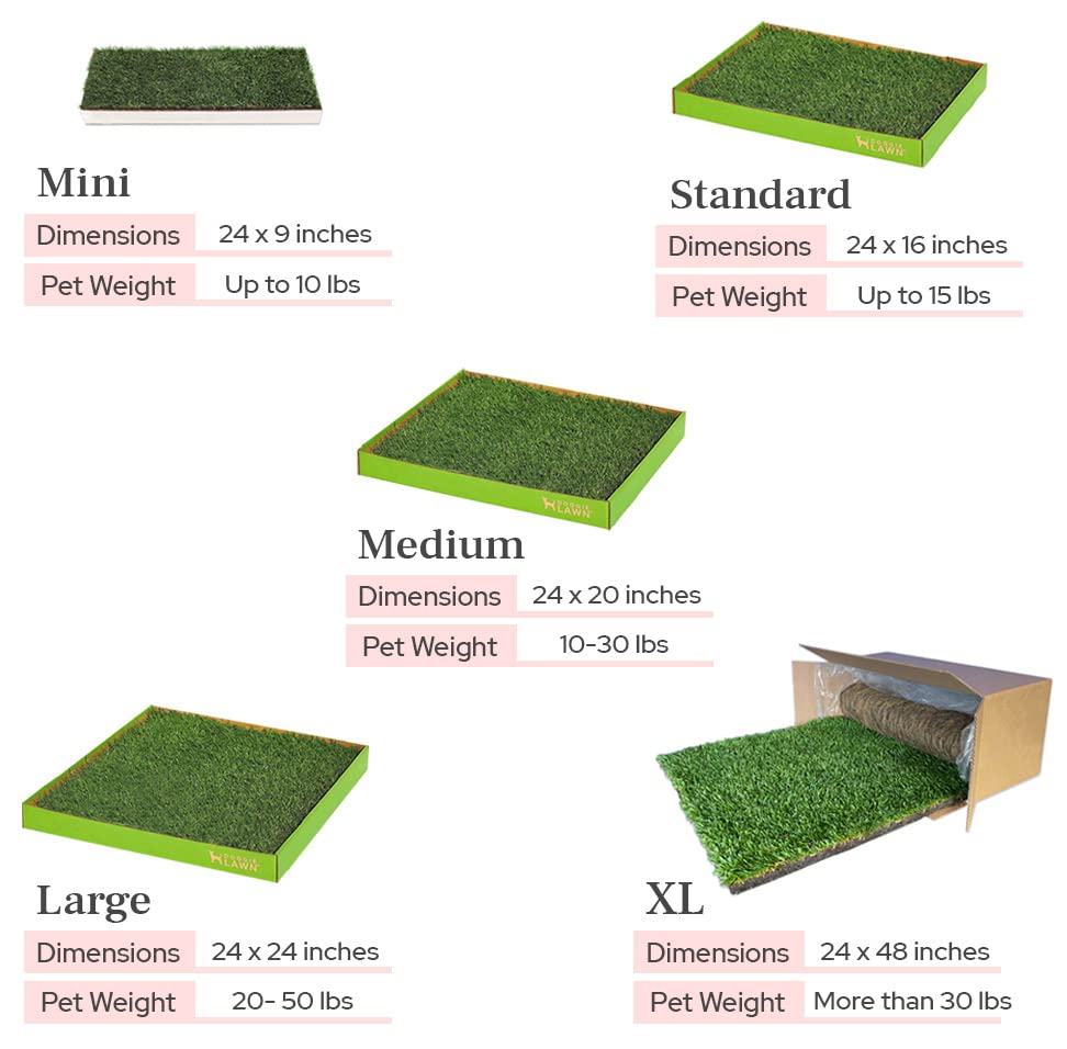 Doggielawn Real Grass Puppy Pee Pads- 24 X 20 Inches - Perfect Indoor Litter Box For Dogs - No Mess, Easy-To-Use - Potty Training For Pets - Eco-Friendly Disposable Bathroom With Real Living Grass