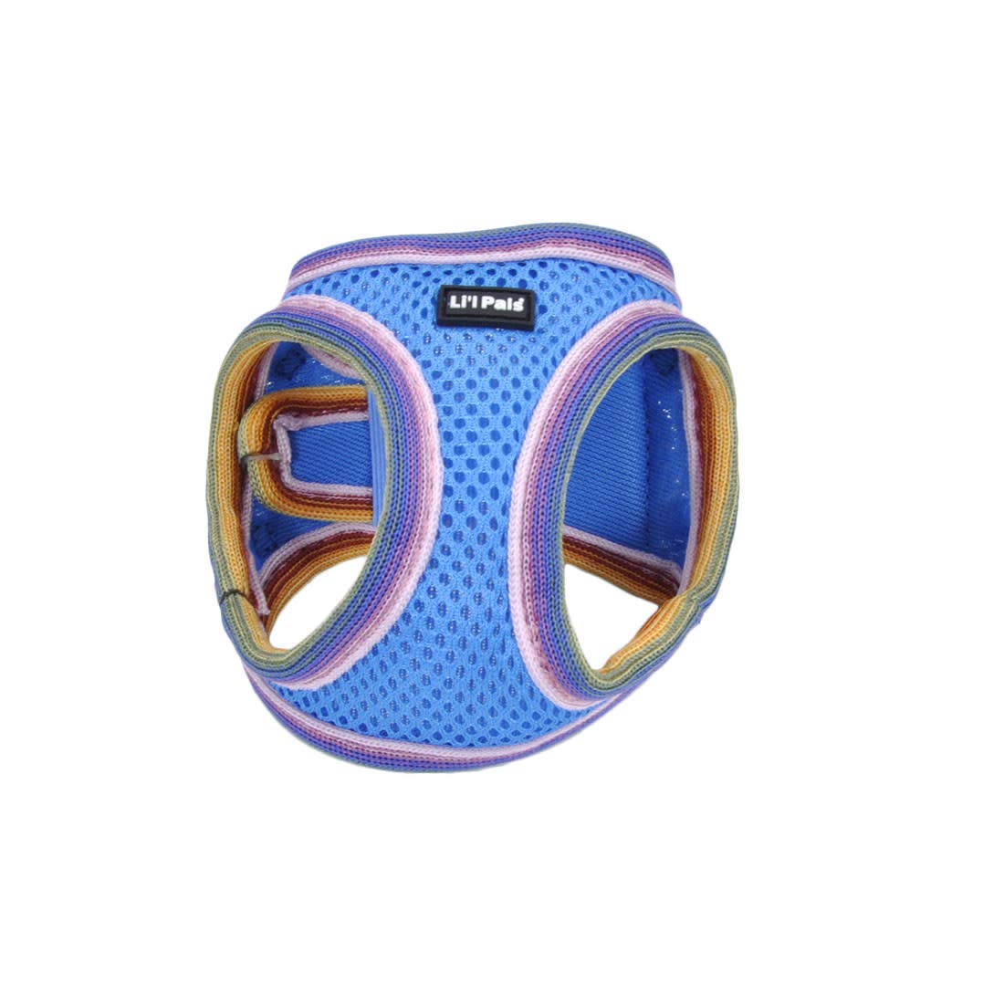 Coastal Pet Li'L Pals Comfort Mesh Dog Harness - No-Pull Step-In Dog Harness For Small Dogs & Puppies - Dog Cooling Vest - Blue Lagoon - 3/8' X 8'-10'