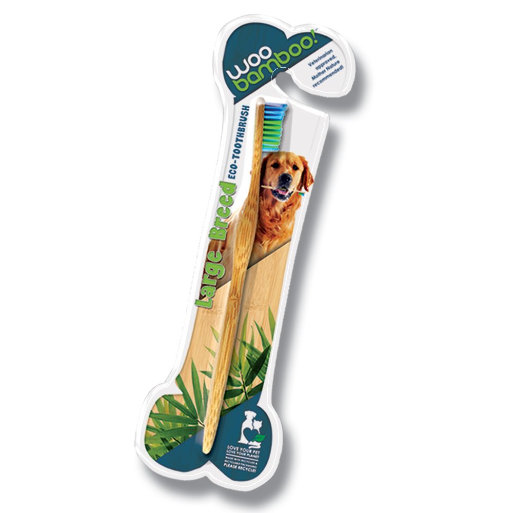 Woobamboo Large Breed Bamboo Pet Toothbrush