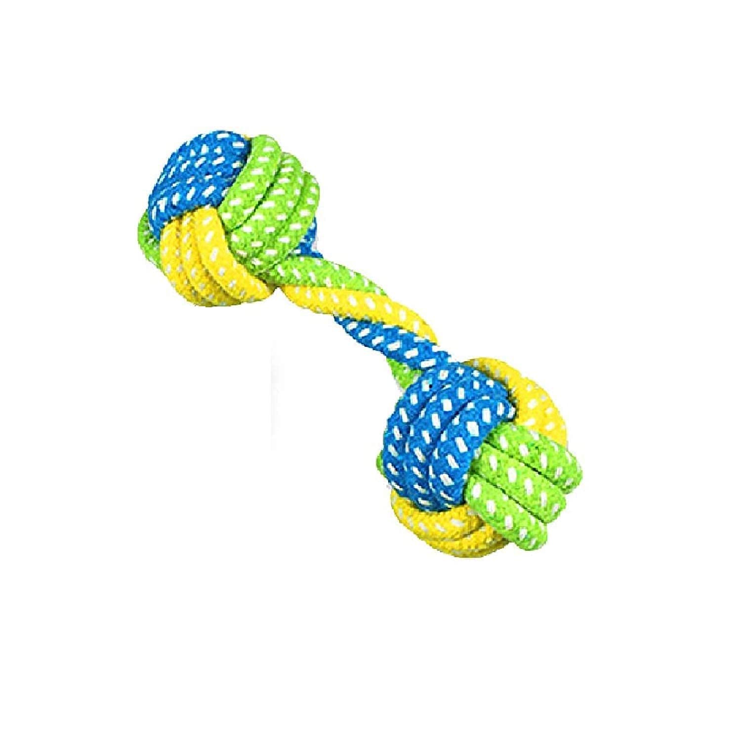 Chumspet Cotton Rope Dumbbell Chew Toy For Dogs  Interactive Knotted Rope Toy For Small And Medium Breeds, Ideal For Play And T