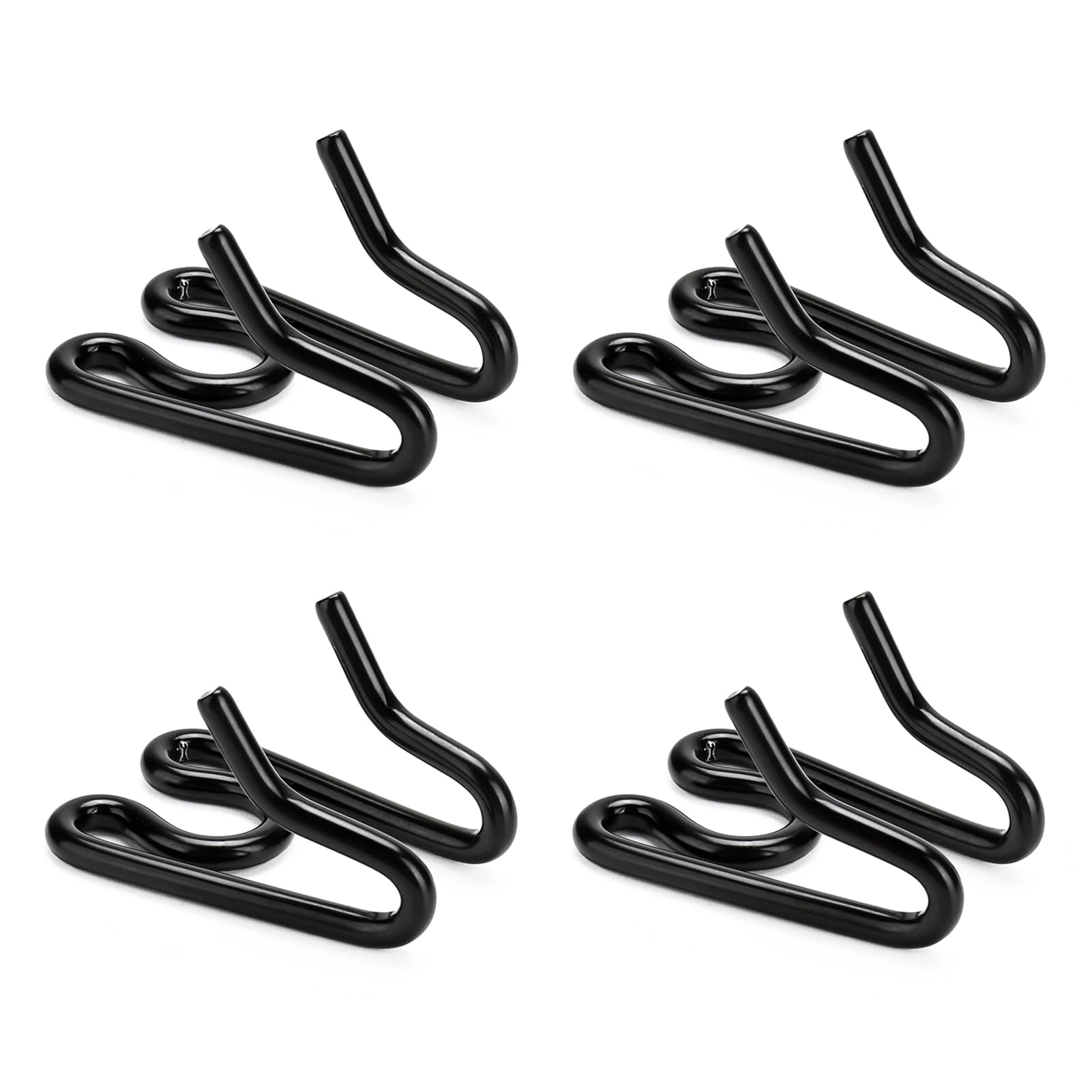 Jipimon Dog Collar Extra Links Designed For Training Collars (4 Pack) Steel Chrome Plated Dog Training Collar Links (4.00Mm, Bla