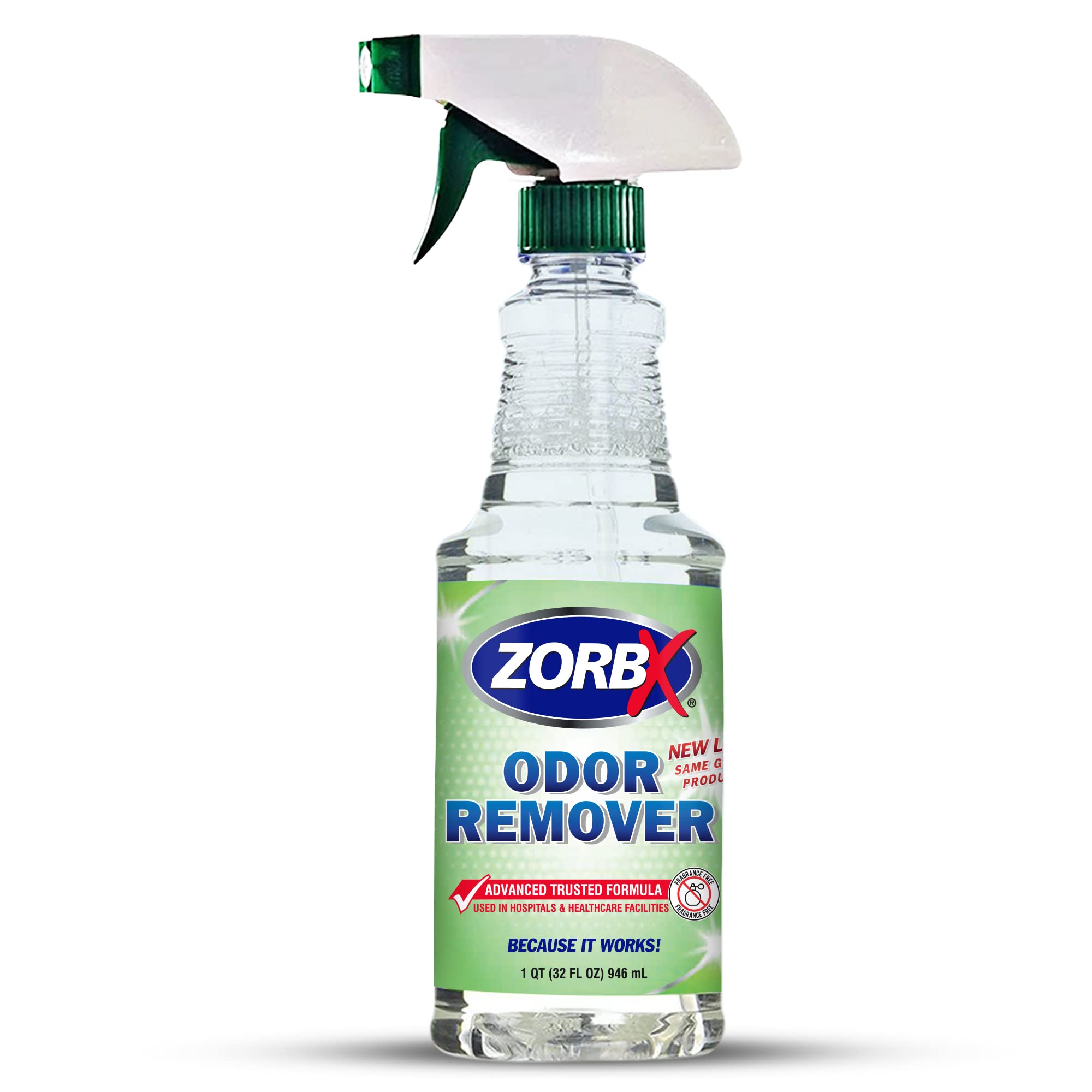 Zorbx Unscented Odor Remover Spray - Perfect Solution For Strong Odor | Advanced Trusted Formula & Fast-Acting Odor Eliminator For Dog, Cat, Puppy (32Oz.)