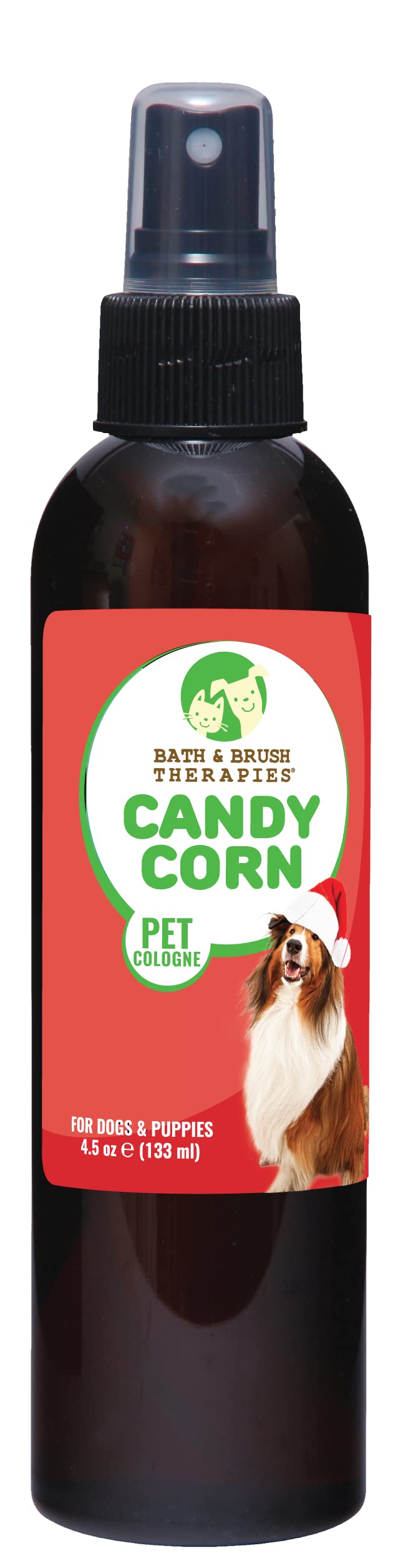 Showseason Animal Products Bath & Brush Therapies Candy Corn Pet Cologne For Dogs 4.5 oz | Long-Lasting Odor Eliminator | Parabe