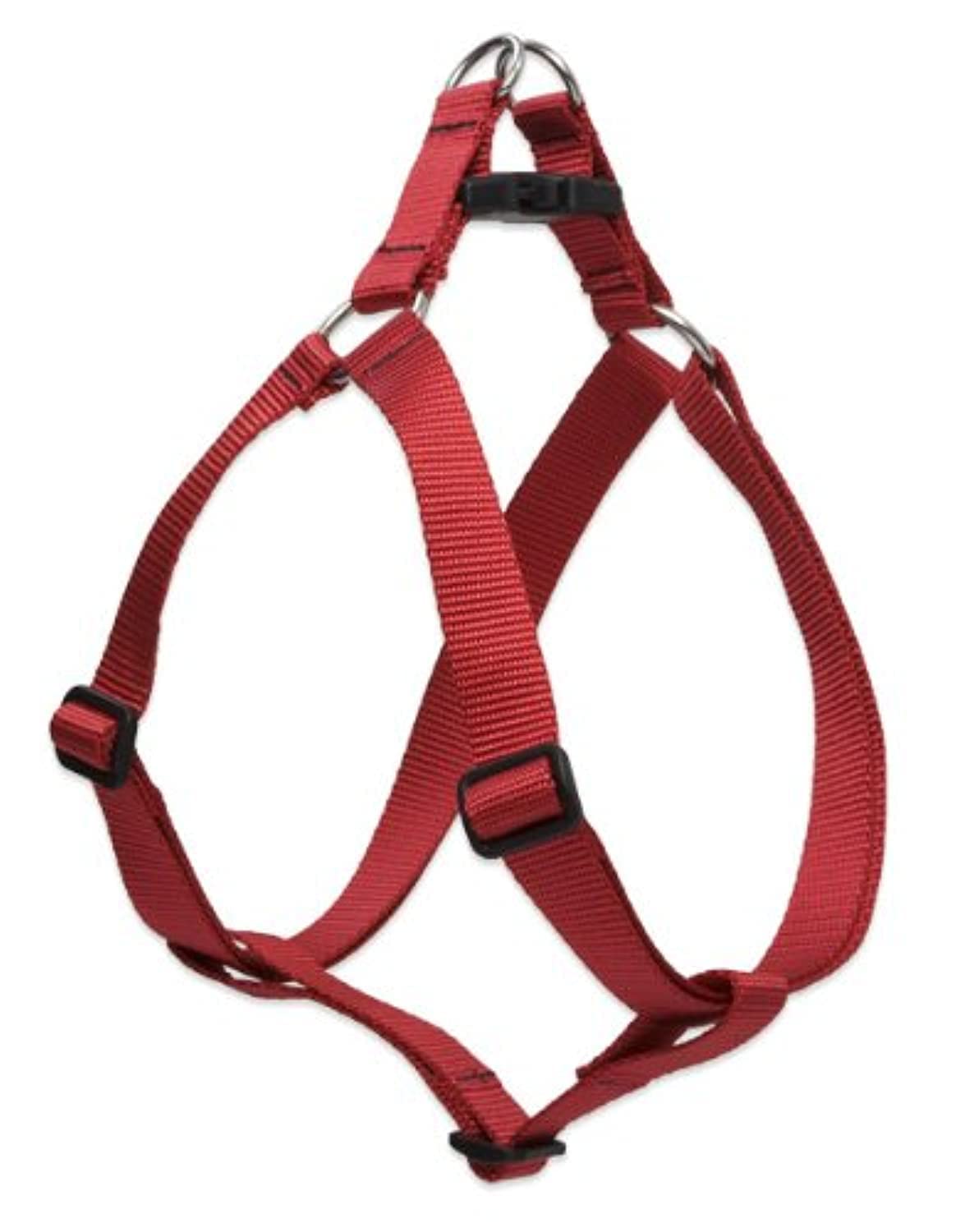 Lupinepet Basics 3/4' Red 20-30' Step In Harness For Medium Dogs