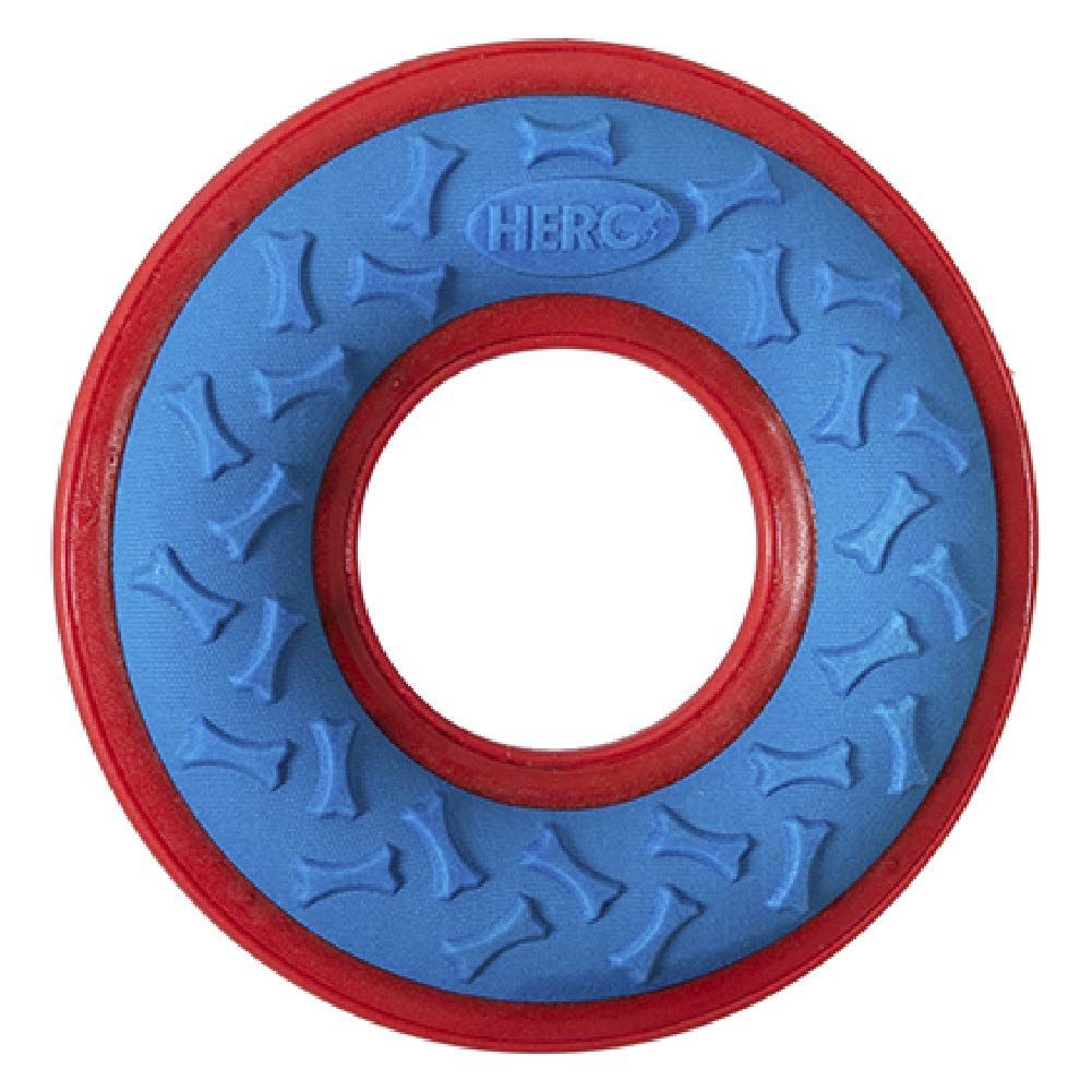 Fetch Ring Hero Fetch Ring Dog Toy - Blue, Floats & Squeaks, Durable Outdoor Play ...