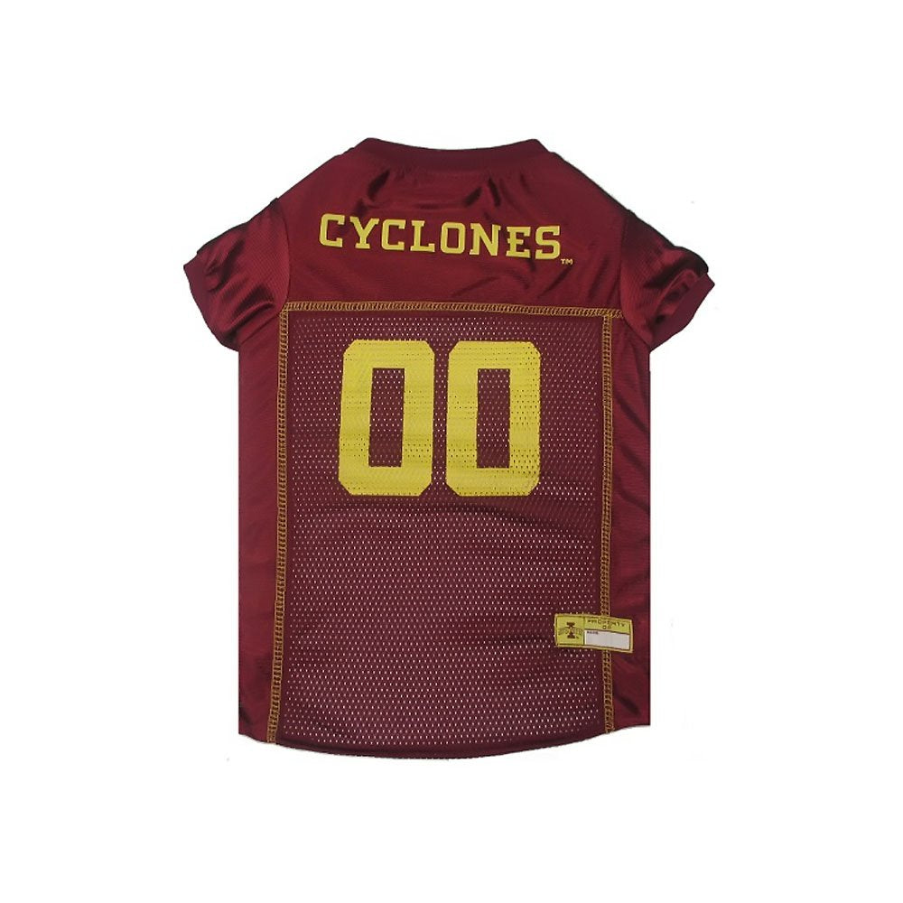 Pets First NCAA College Iowa State Cyclones Mesh Jersey for DOGS & CATS, X-Large. Licensed Dog Jersey with your Favorite Footbal