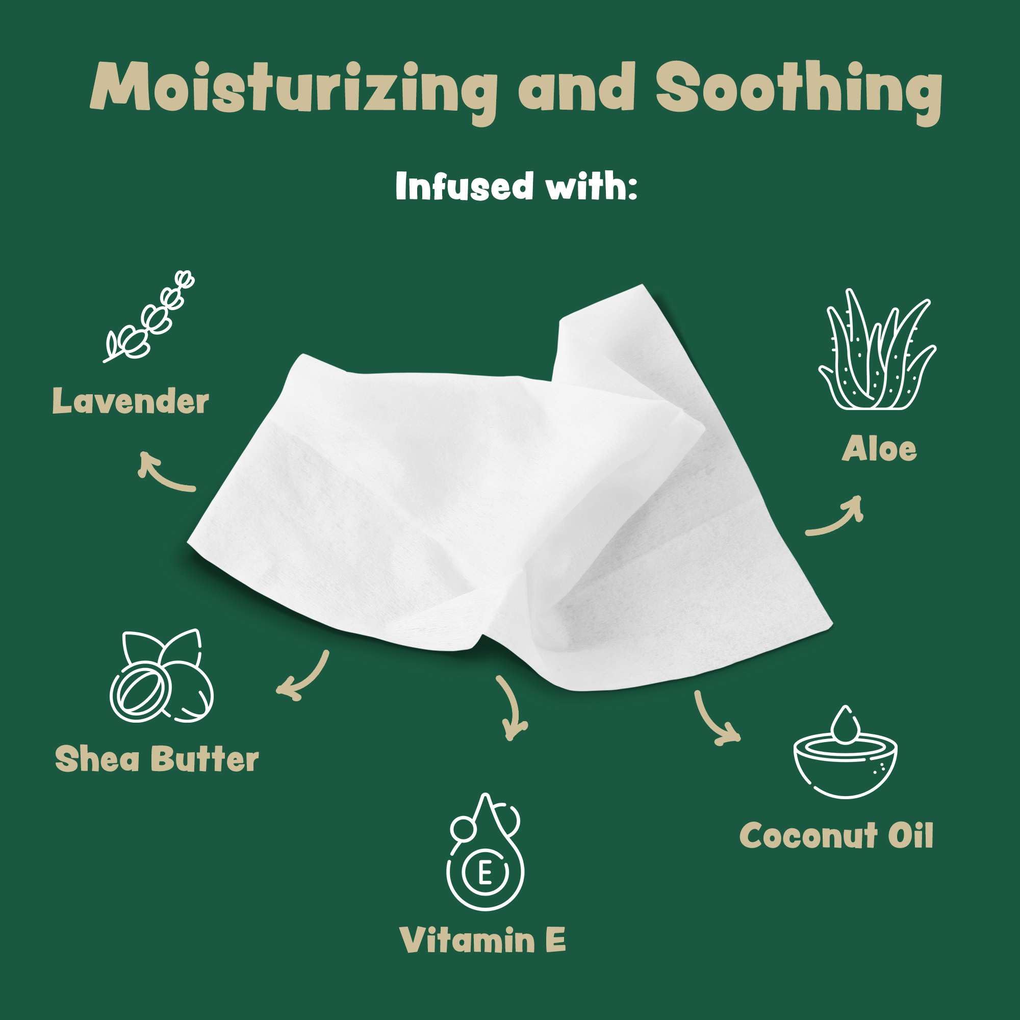 Bamboo Dog Wipes For Cleaning & Deodorizing - 8.5'' X 9'' 110 Compostable Hypoallergenic Pet Wipes For Dogs - Paws, Butt & Body