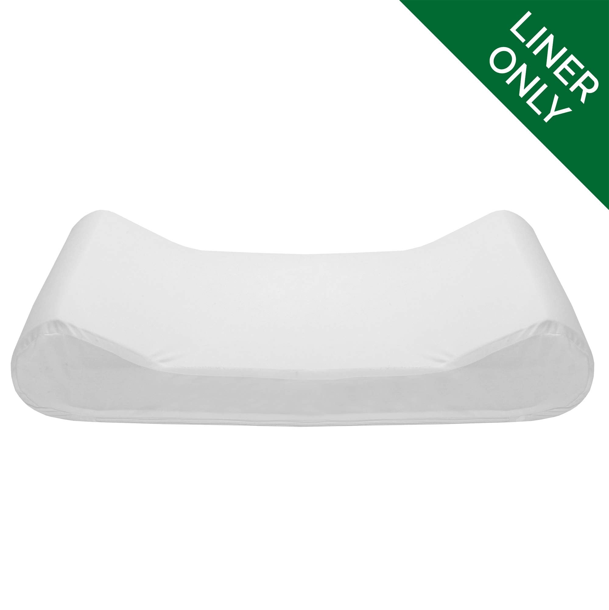 Furhaven Dog Bed Liner - Water-Resistant Foam Mattress Protector Cover, Medium 30"L x 20"W x 0.3"Th, White, Model LNR-313160