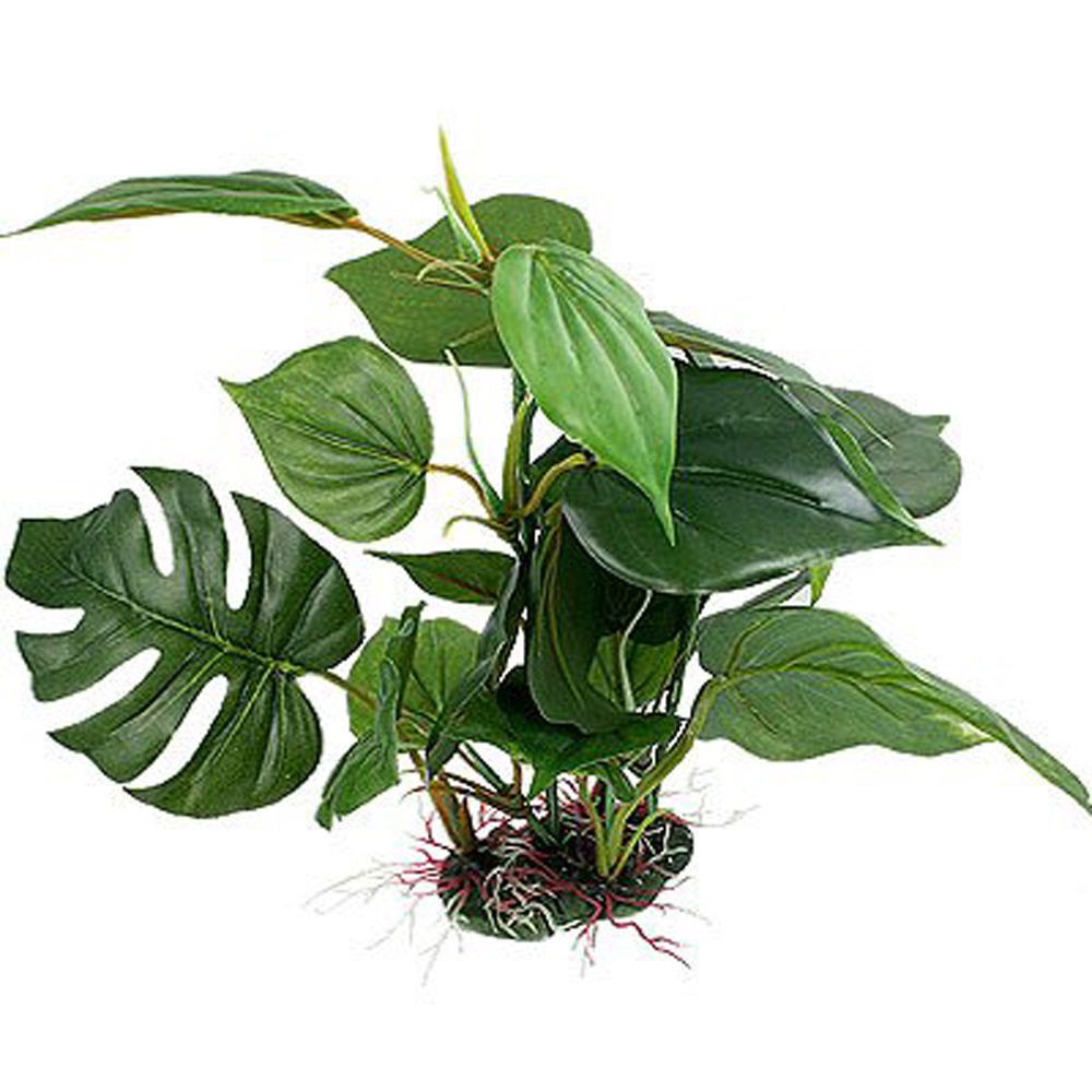 Cnz® Aquarium Fish Tank Green Lifelike Underwater Plastic Plant Aquatic Water Grass Decor (Large, 13-Inch)