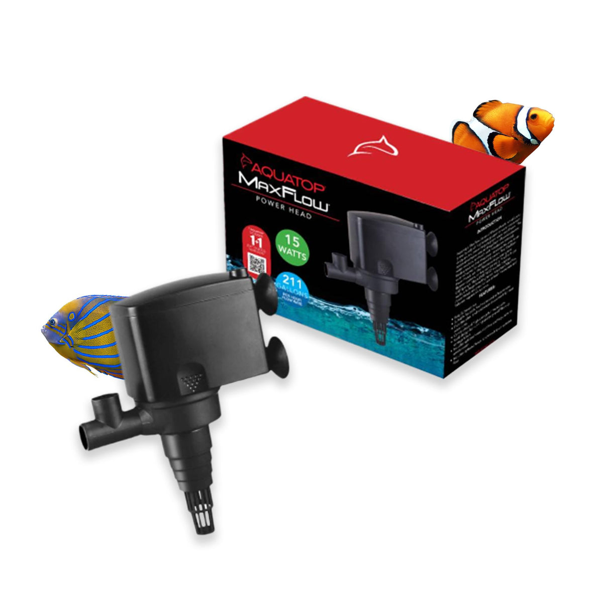 Aquatop Maxflow 211 Gph Submersible Aquarium Power Head – High-Performance Water Pump – Quiet & Efficient – Ideal For Freshwater & Saltwater Aquariums