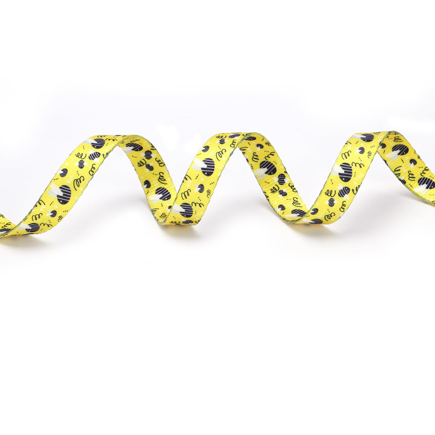 Yellow Dog Collars For Small Dogs, Pretty Pattern Bumble Bee Dog Collar Metal Buckle Durable Soft Boy Puppy Collars For Xsmall S