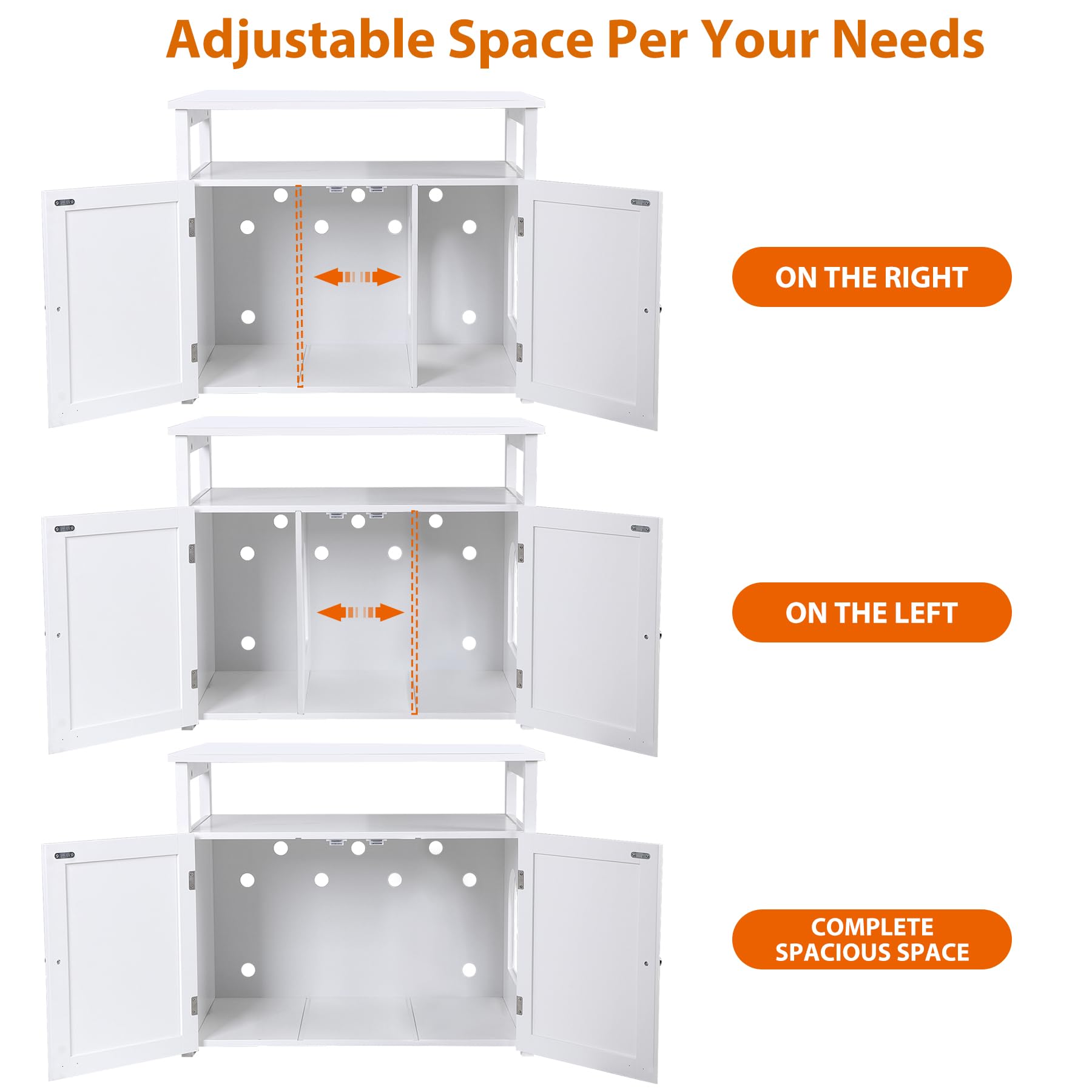 Cat Litter Box Enclosure With Storage Shelf Hidden Litter Box Furniture Indoor Cat Washroom Wooden Cat House Table Nightstand