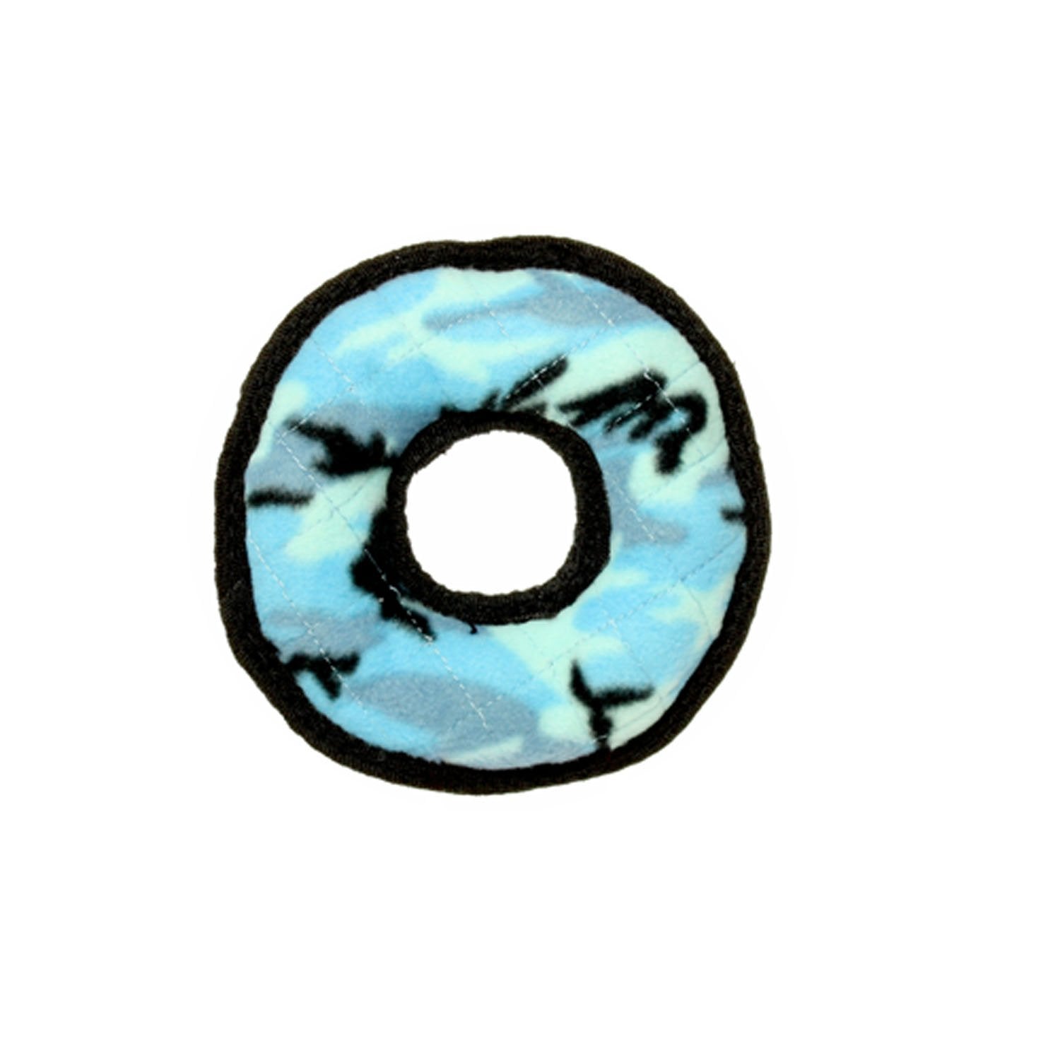 Tuffy - World'S Tuffest Soft Dog Toy -Junior Ring- Camo Blue -Squeakers -Multiple Layers.Made Durable, Strong & Tough.Interactive Play(Tug, Toss & Fetch).Machine Washable & Floats