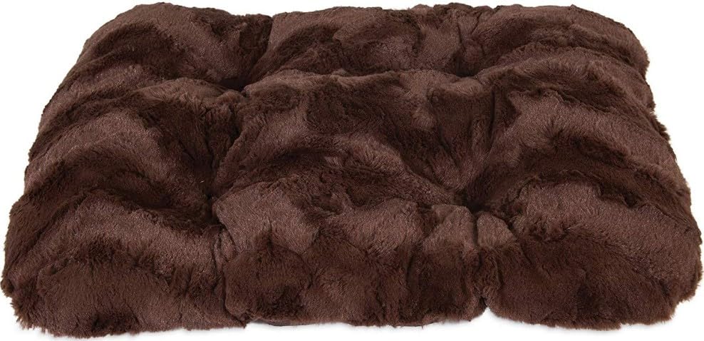 Precision Pet Products Snoozzy Cozy Comforter Crate Mat, Brown, For 24'' Wire Crates