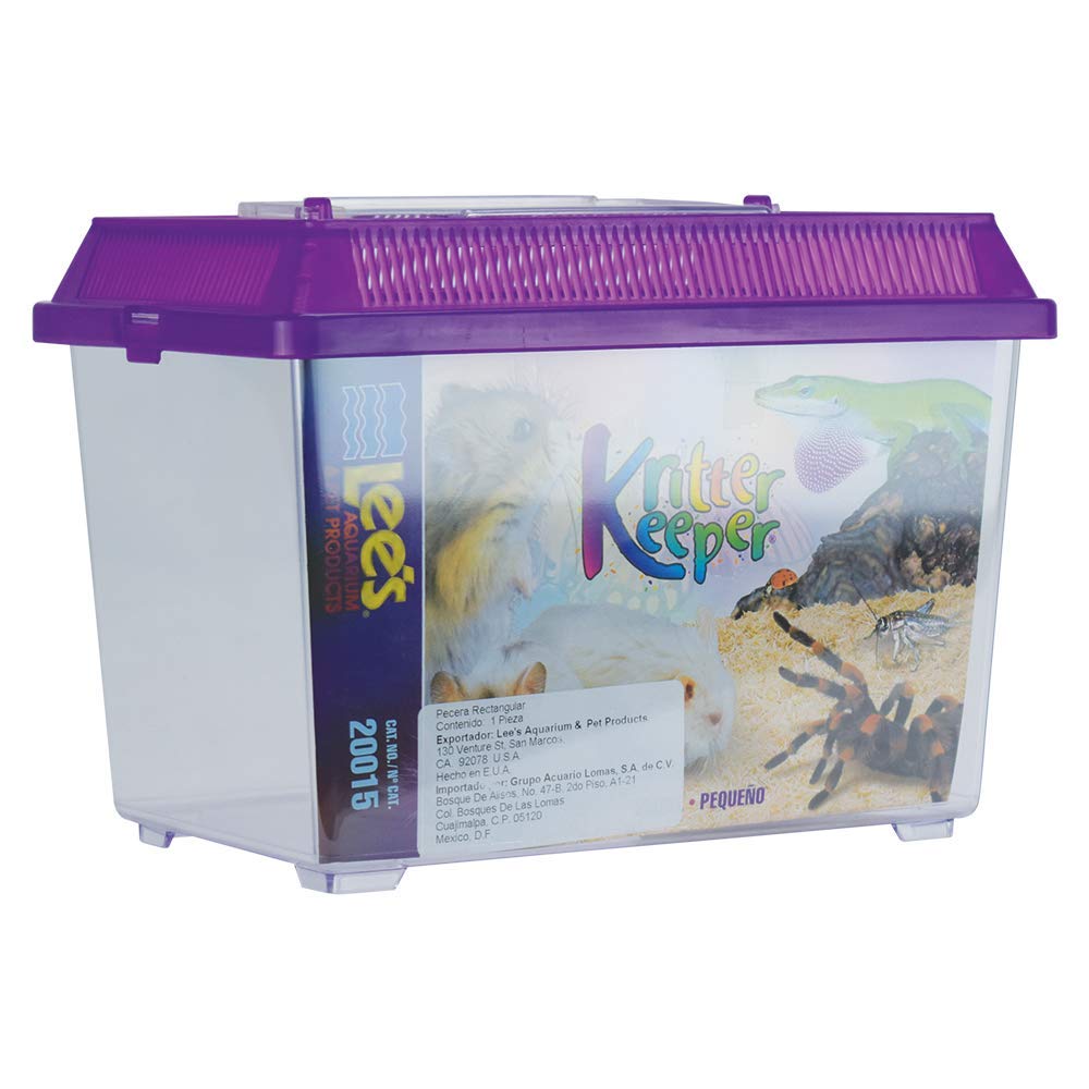 Lee's Kritter Keeper, Rectangle with Lid - Small, Assorted Colors