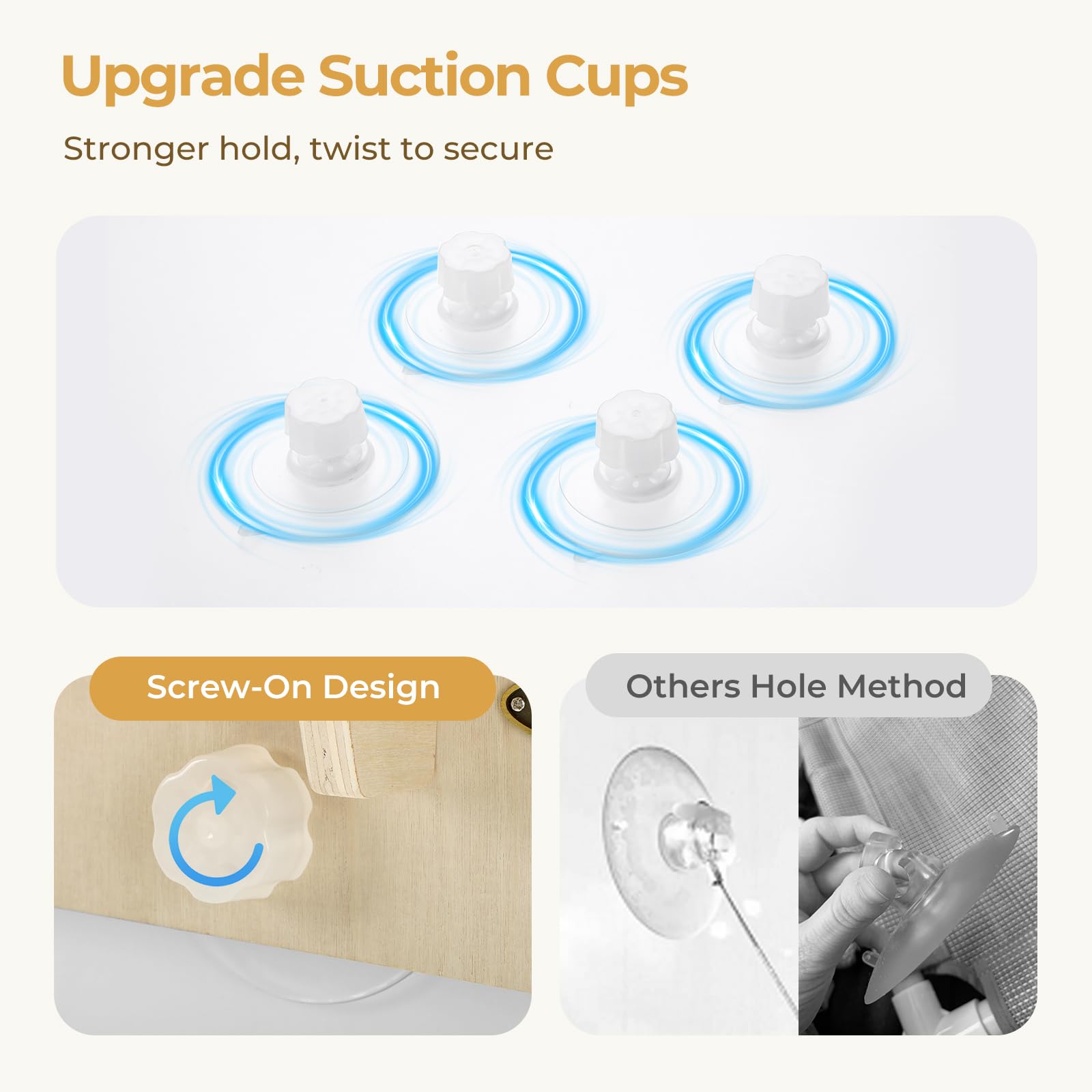 Pecute Cat Window Perch Sisal Cat Scratcher 2 In 1, Cat Hammock For Window Seat With Solid Wood Frame, Iron Bracket, And Heavy Duty Suction Cups, Cat Perch Holds Cats Up To 30Lbs