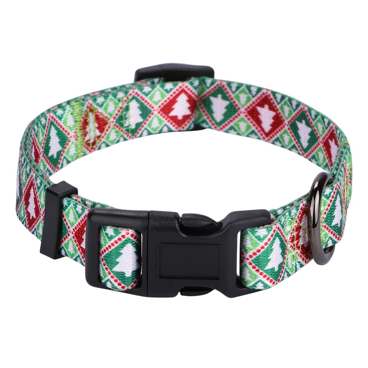 Rhea Rose Christmas Tree Dog Collar For Small Medium Large Dogs 012 Tree L