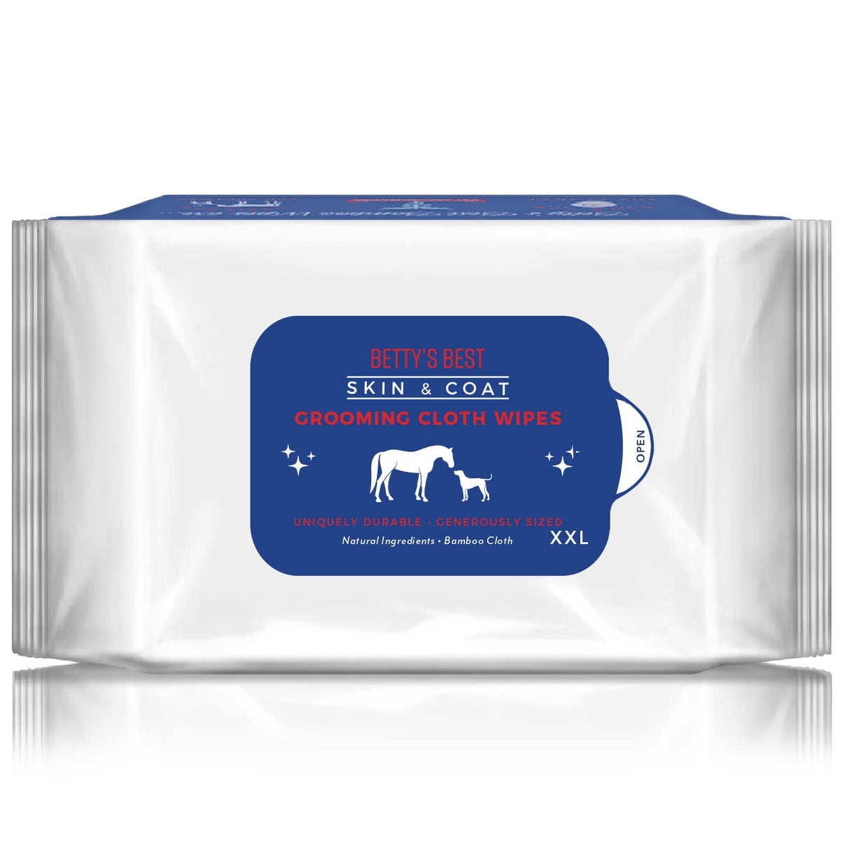 StripHair Bamboo Cloth Wipes Extra Large Reusable 12x12in for Dog Pet Horse Grooming Coat Care and All Purpose Cleaning