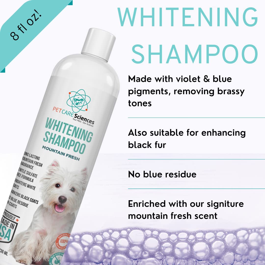1 Gallon Dog Whitening Shampoo - (Mountain Fresh Scent) Groomers Choice - Made in The USA
