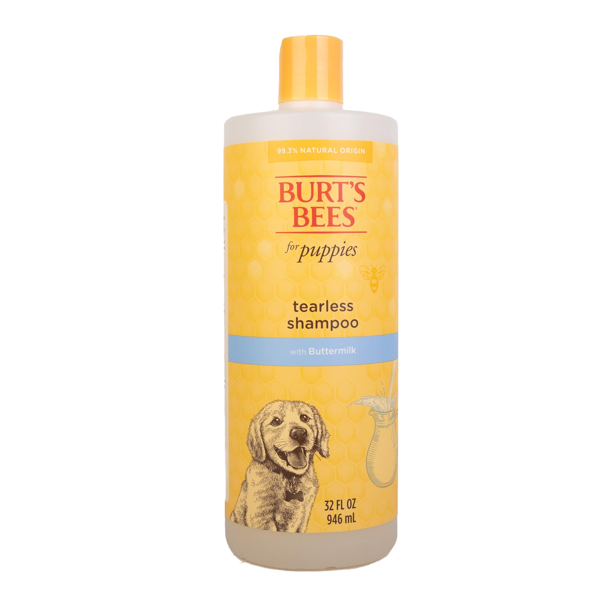 Burt'S Bees For Pets Tearless Puppy Shampoo With Buttermilk, 95% Natural Origin Formulas, Shampoo For Puppies - Gentle Dog And P