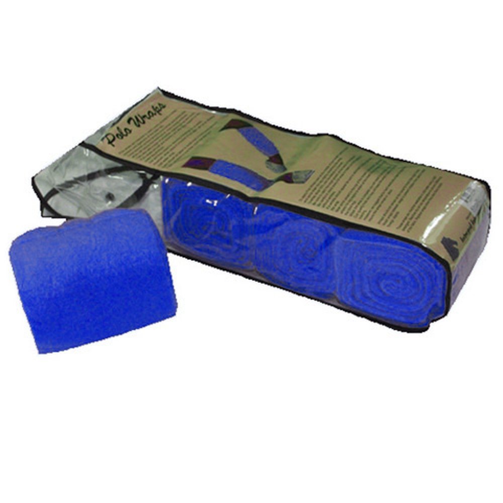 Intrepid International Full Horse Polo Wrap Set, Blue