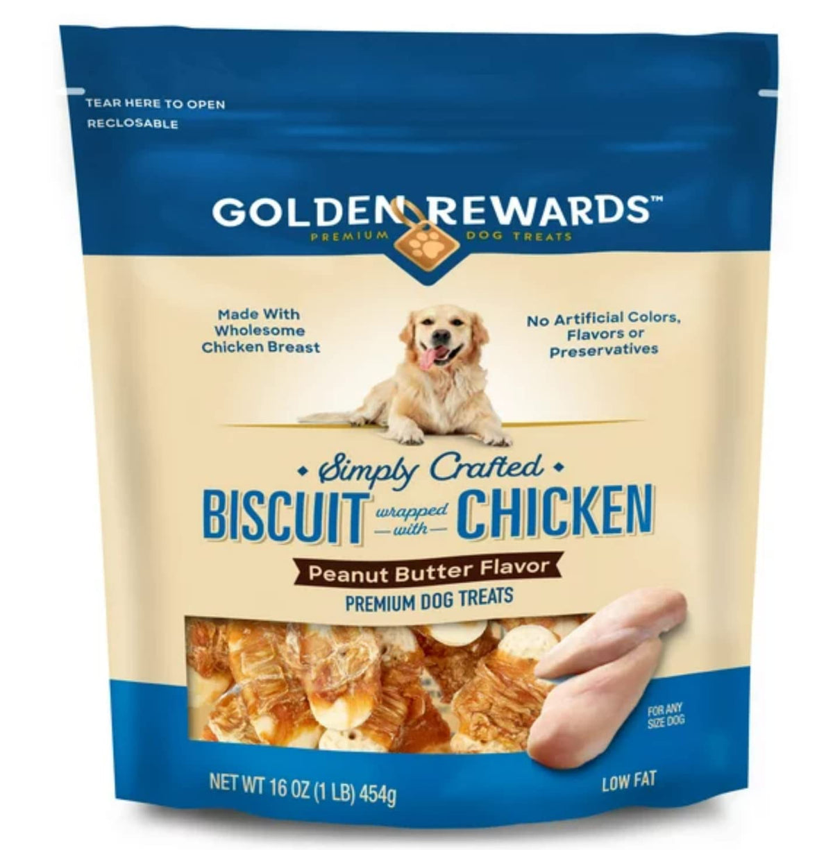 Vibrant Life Biscuit Wrapped With Chicken Dog Treats, Net Wt 16 Oz. (Cpb16)