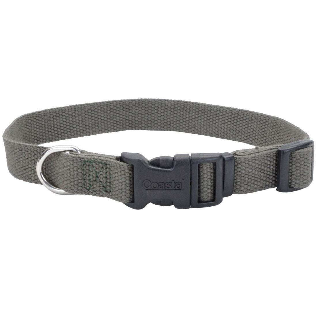 Coastal Pet - New Earth Soy - Adjustable Dog Collar, Forest, 1'' X 18''-26''