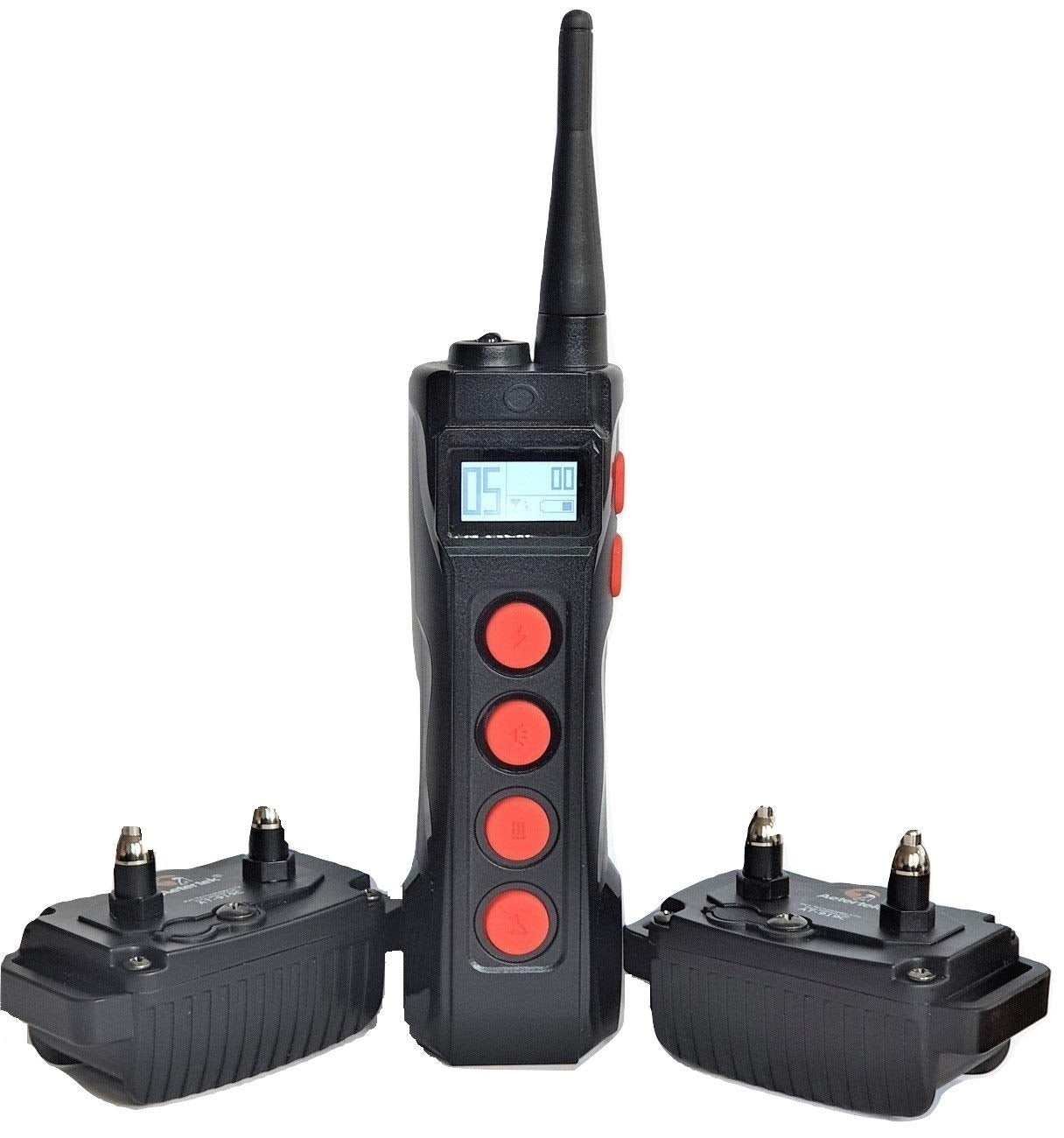 1100 Yard Remote Dog Training Shock Collar With Auto Anti Bark & Waterproof Collar (2-Dog Kit)