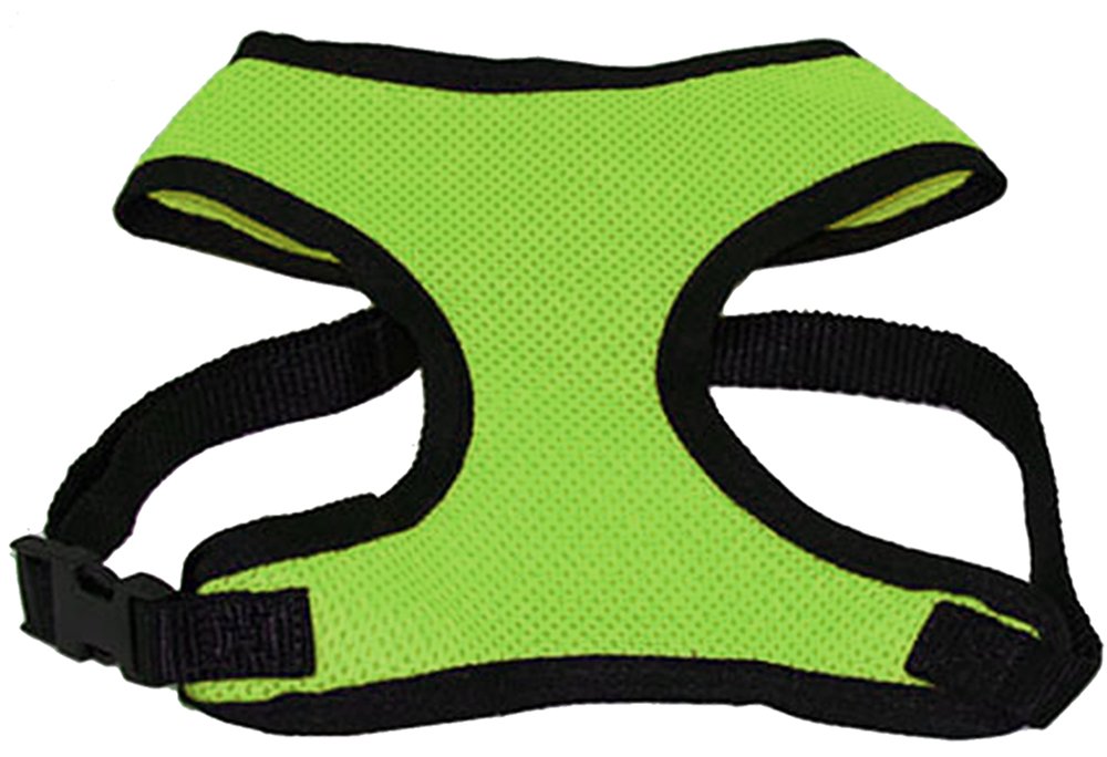 Cutenfuzzy Comfort Mesh Breathable Adjustable Dog Harness Vest With 6 Month Warranty, Green, Small
