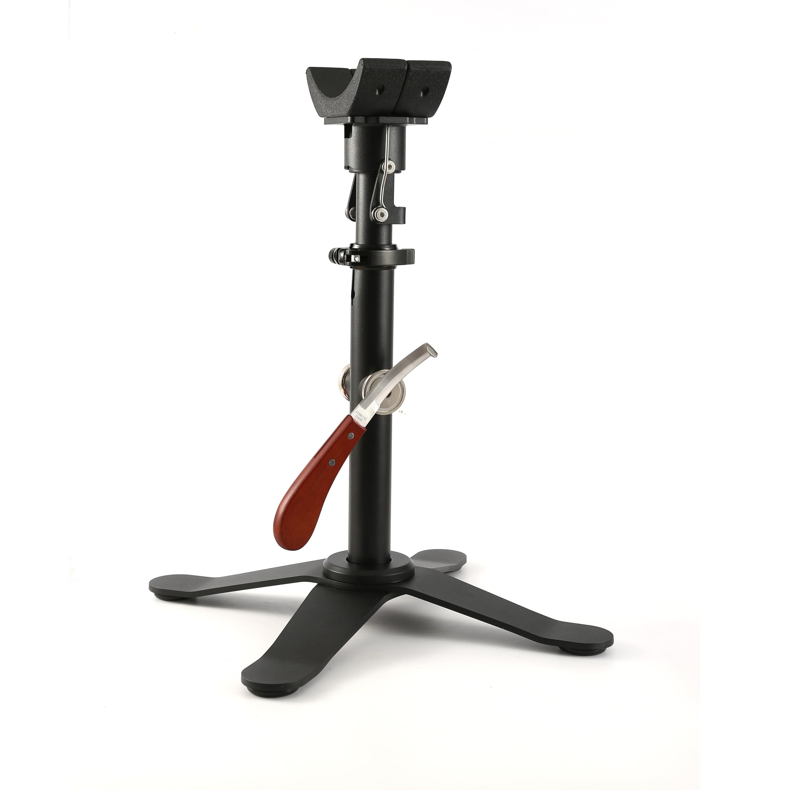 Homcare Horse Hoof Stand, 2-In-1 Farrier Hoof Stand With Adjustable Height, Interchangeable Cradle & Post Support For Front & Hi