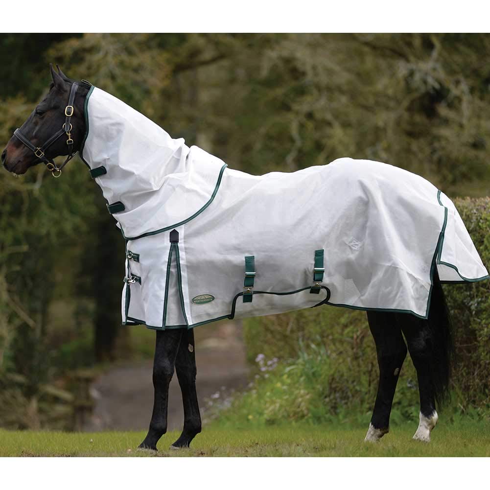 Weatherbeeta Comfitec Dura-Mesh Detach A Neck, White/Green, 69'