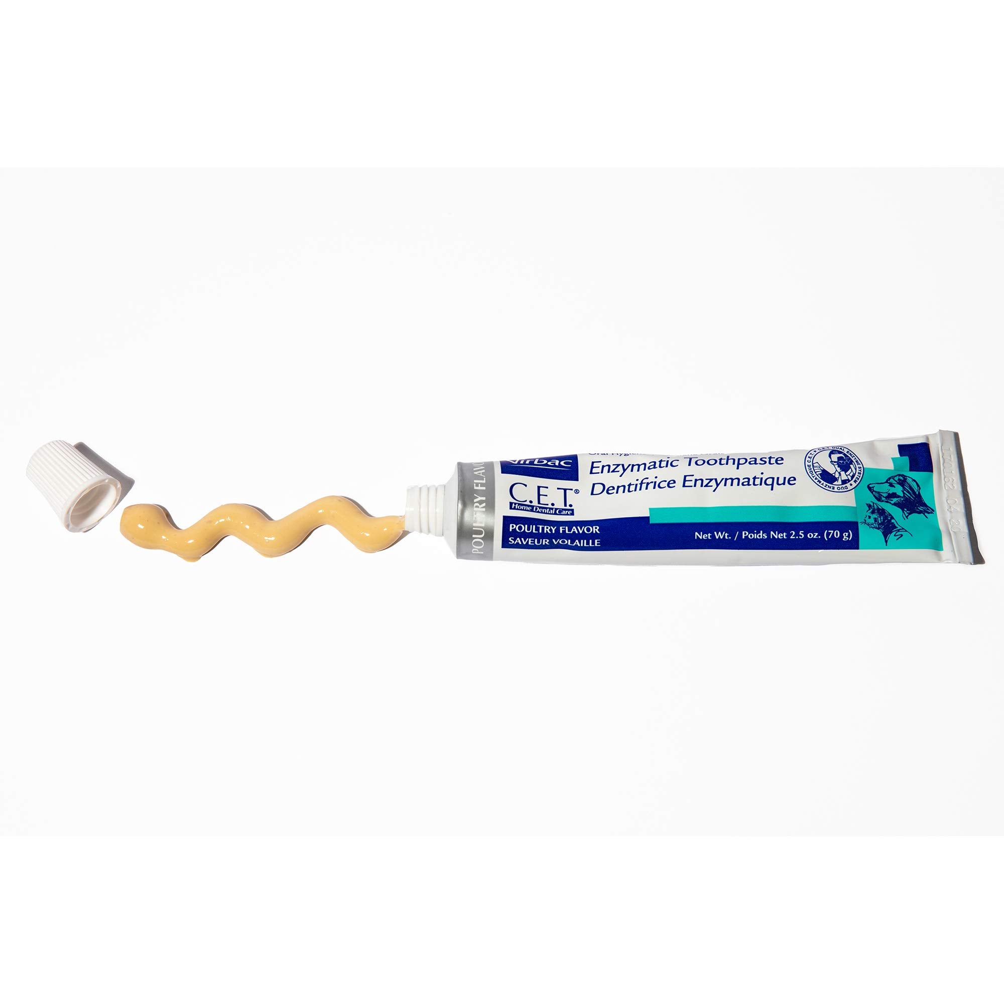 Virbac CET Enzymatic Toothpaste| Eliminates Bad Breath by Removing Plaque & Tartar Buildup | Best Pet Dental Care Toothpaste | P