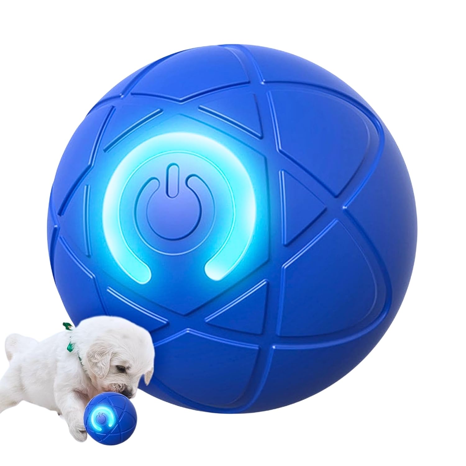 TecoKart Automatic Ball for Dogs | Interactive Electric Dog Balls for Small to Large Dogs | Smart USB Rechargeable Dog Ball Toy 
