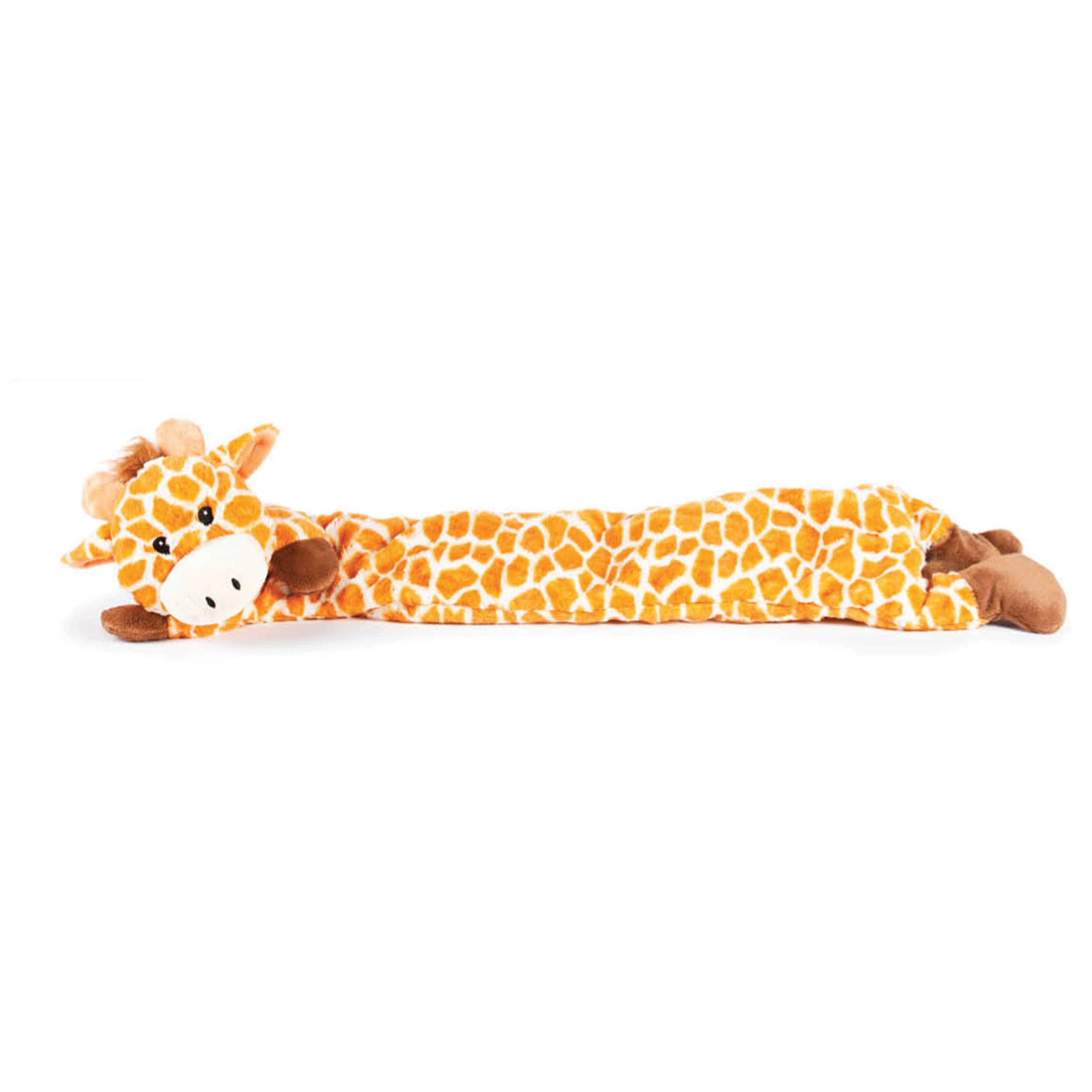Outward Hound Longidues Giraffe Plush & Squeaky Dog Tug Toy
