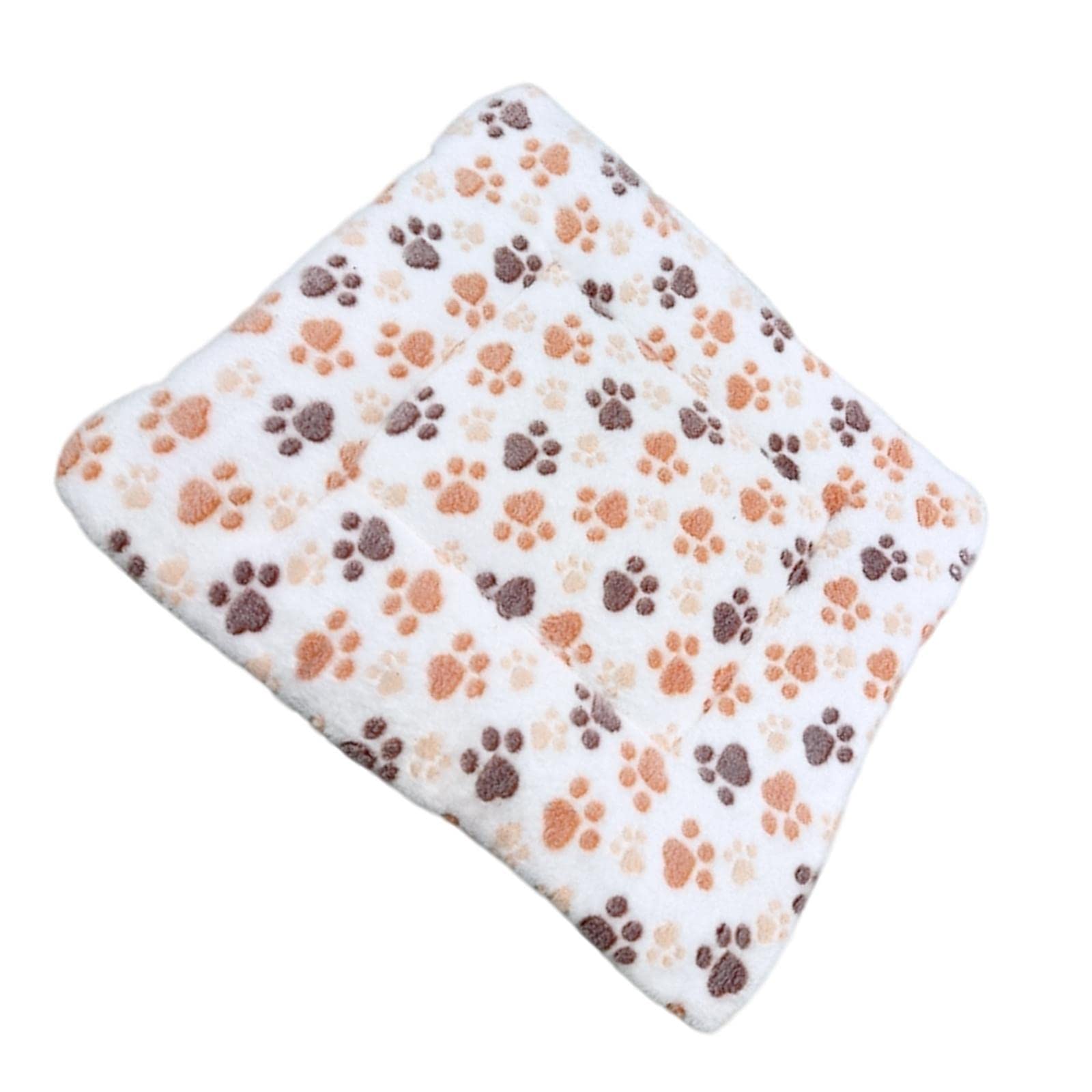 MYADDICTION Soft Pet Bed Mat Dog Cat Sleep Mat Blanket Cushion for Kennel Crate White