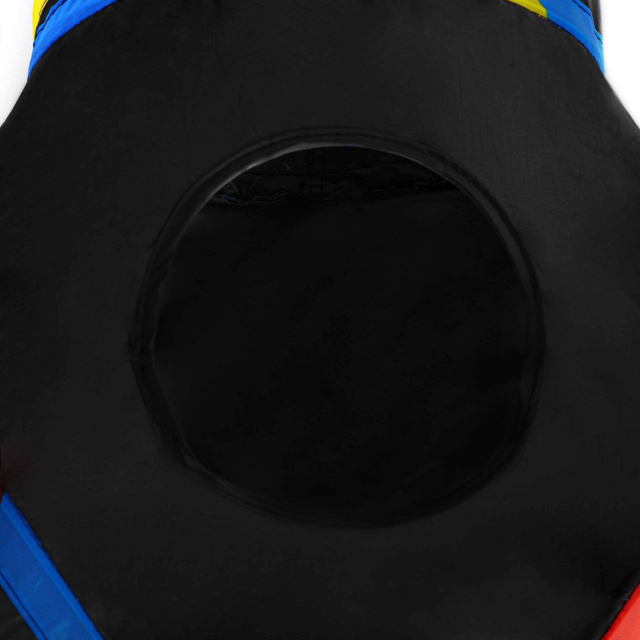 Tempcore Pet Cat Tunnel Tube Cat Toys 3 Way Collapsible, Cat Tunnels For Indoor Cats,Kitty Tunnel Bored Cat Pet Toys Peek Hole Toy Ball Cat, Puppy, Kitty, Kitten, Rabbit Black & Rainbow