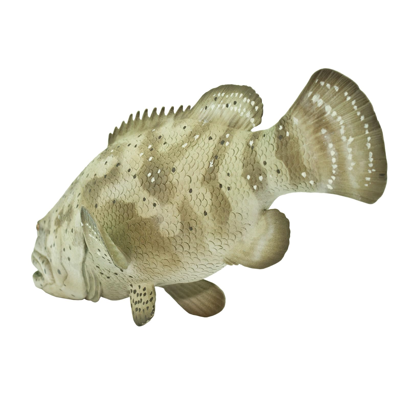 Safari Ltd. Goliath Grouper Figurine - 5.75" Detailed Plastic Model - Multicolor Educational Toy for Kids Ages 3+