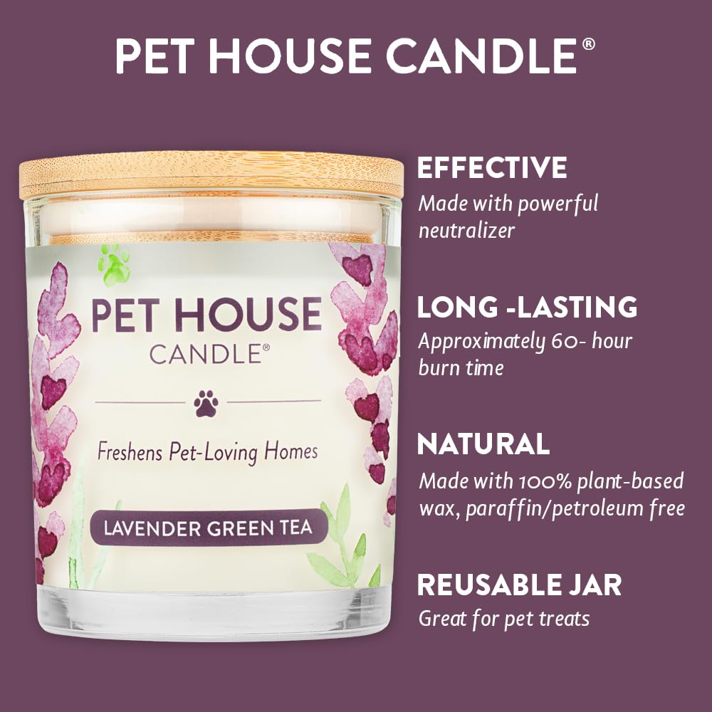 One Fur All Value Pack, Pet Friendly Candles, Room Spray And Car Air Freshener, Long Lasting Plant-Based Pet Odor Candles For Ho