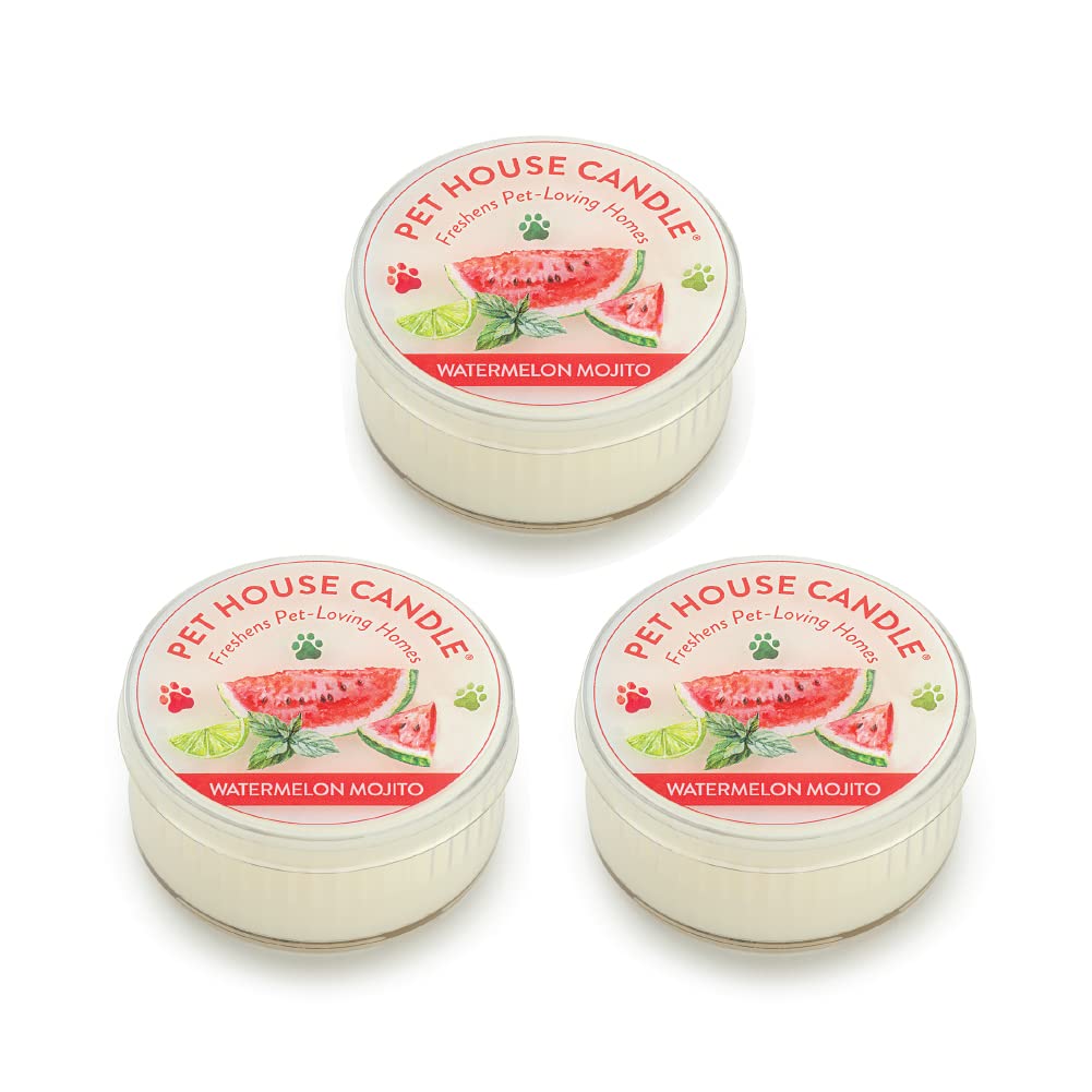 One Fur All Pet House Mini Candles For Pet Odor Made With Natural Soy Wax, Plant Based, Dog And Cat Friendly Scented Candles, Wa